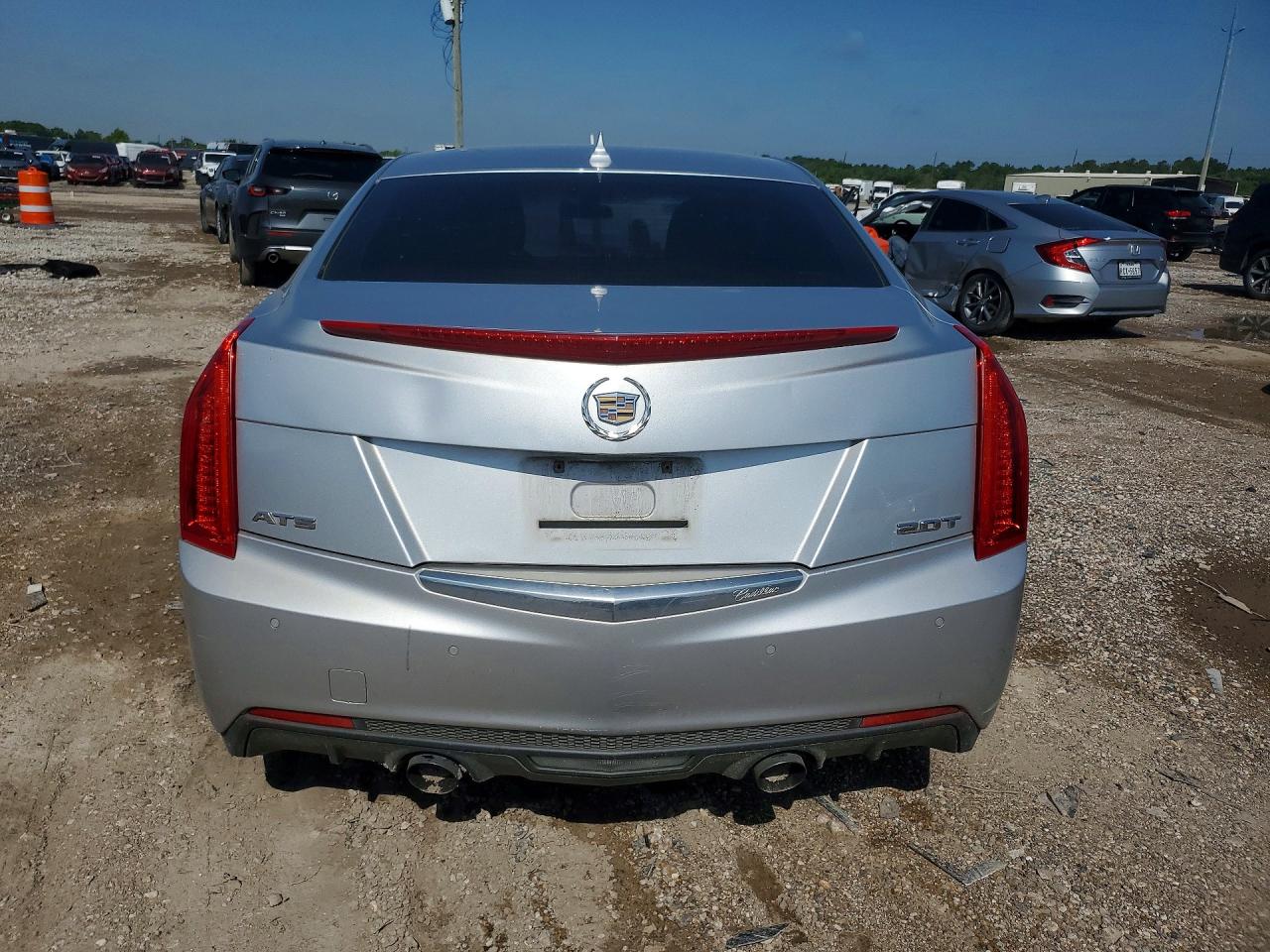 2014 Cadillac Ats Luxury Silver vin: 1G6AB5RX4E0193694