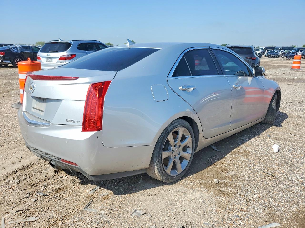2014 Cadillac Ats Luxury Silver vin: 1G6AB5RX4E0193694