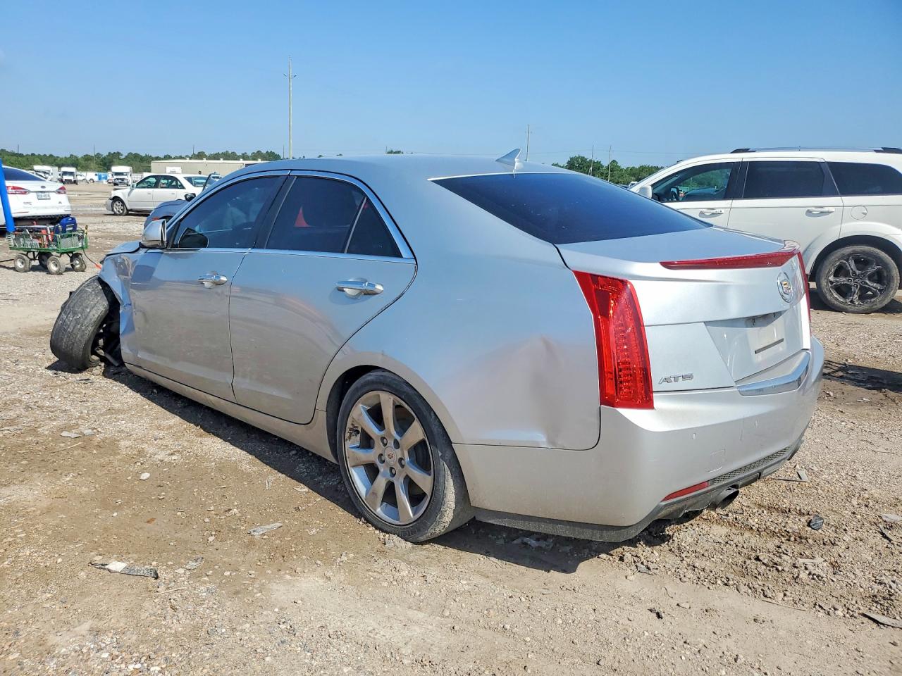 2014 Cadillac Ats Luxury Silver vin: 1G6AB5RX4E0193694