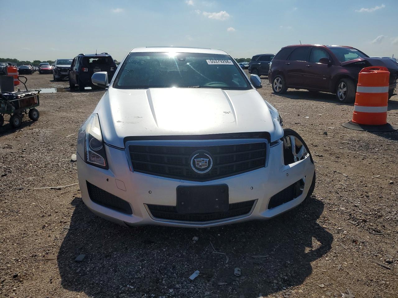 2014 Cadillac Ats Luxury Silver vin: 1G6AB5RX4E0193694