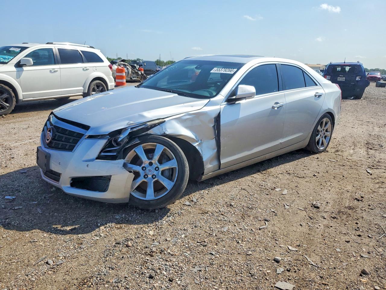 2014 Cadillac Ats Luxury Silver vin: 1G6AB5RX4E0193694