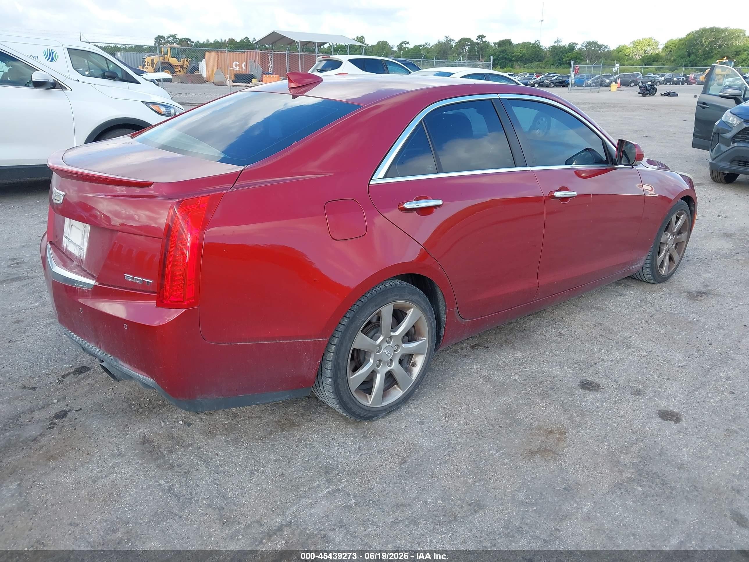 2015 Cadillac Ats Luxury Burgundy vin: 1G6AB5RX4F0101985