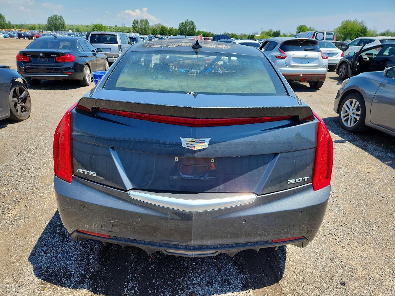 2015 Cadillac Ats Luxury Gray vin: 1G6AB5RX4F0105339