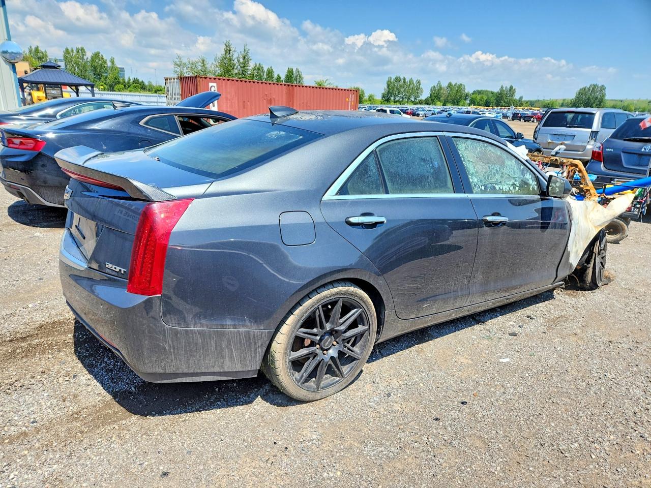 2015 Cadillac Ats Luxury Gray vin: 1G6AB5RX4F0105339