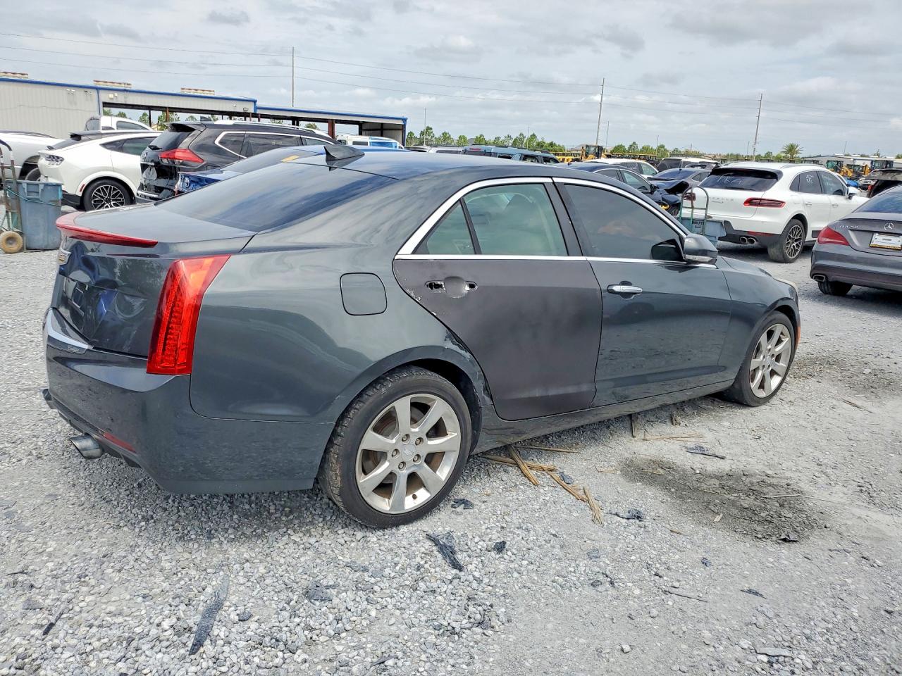 2016 Cadillac Ats Luxury Gray vin: 1G6AB5RX4G0135331