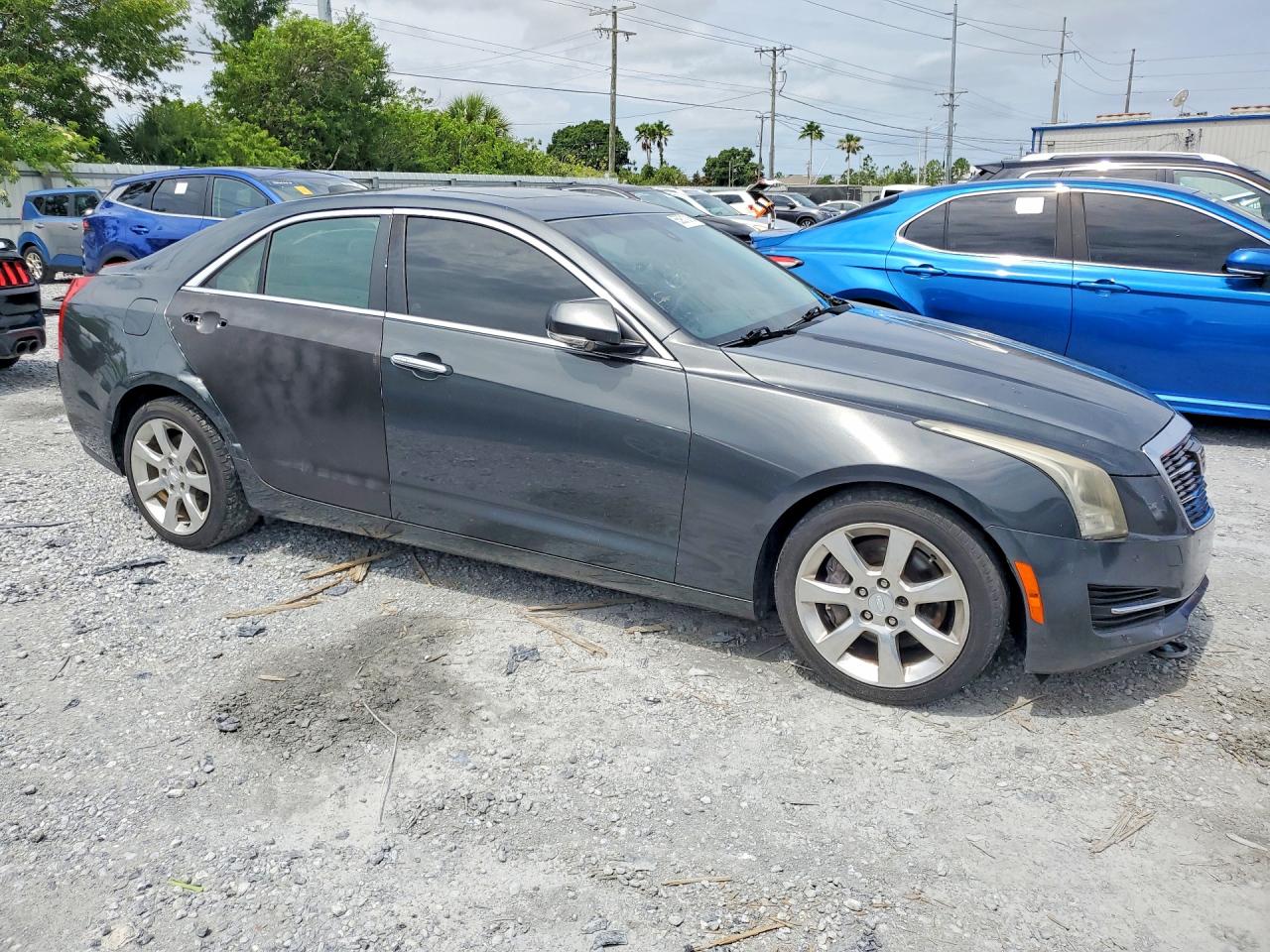 2016 Cadillac Ats Luxury Gray vin: 1G6AB5RX4G0135331