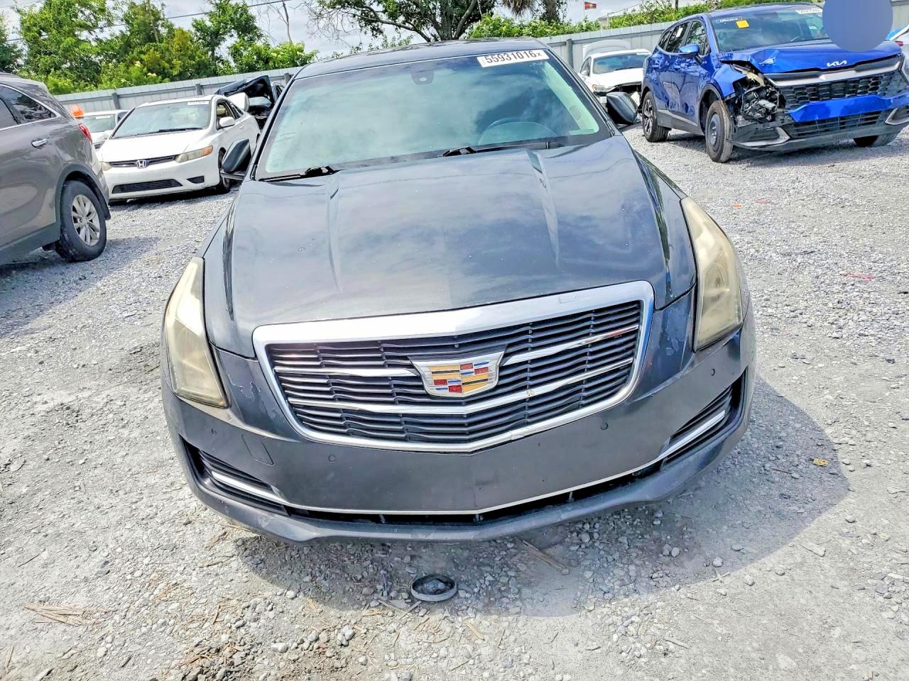 2016 Cadillac Ats Luxury Gray vin: 1G6AB5RX4G0135331