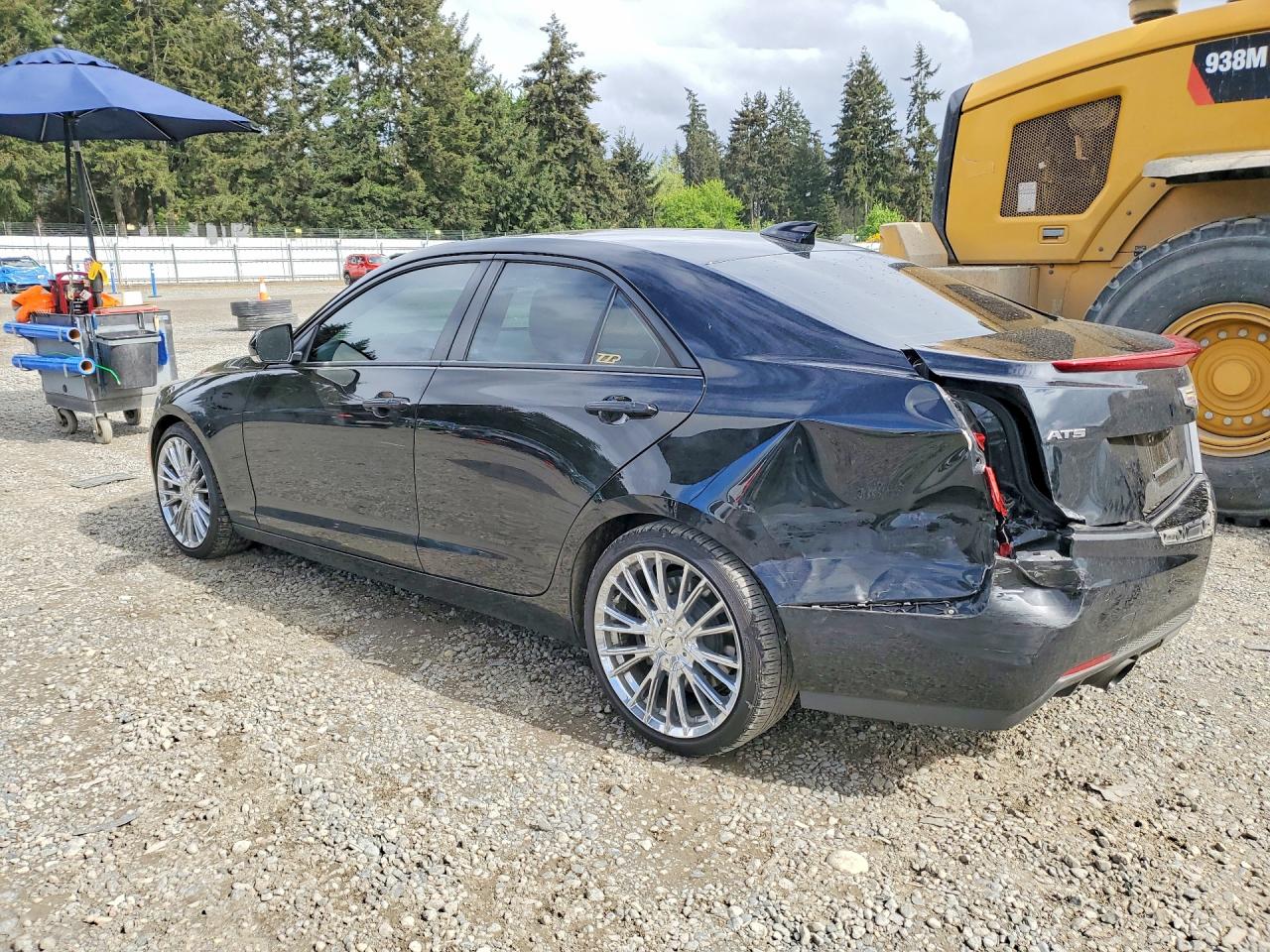 2018 Cadillac Ats Luxury Black vin: 1G6AB5RX4J0114941