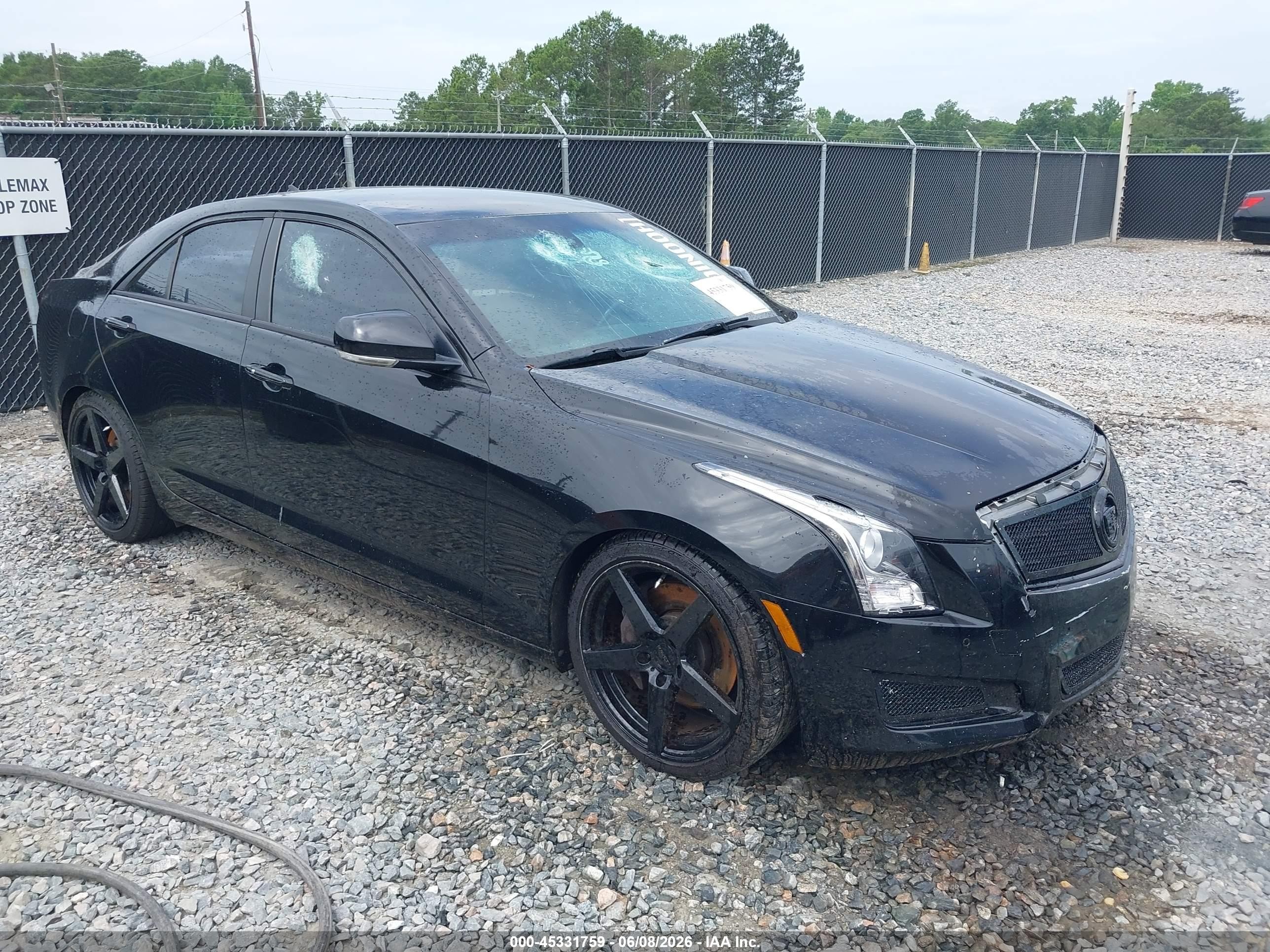 2013 Cadillac Ats Luxury Black vin: 1G6AB5RX5D0148973