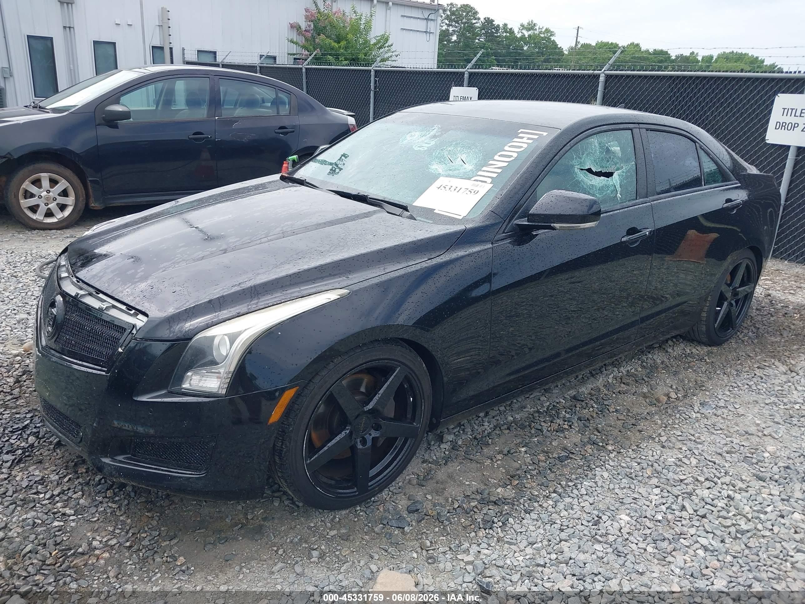 2013 Cadillac Ats Luxury Black vin: 1G6AB5RX5D0148973