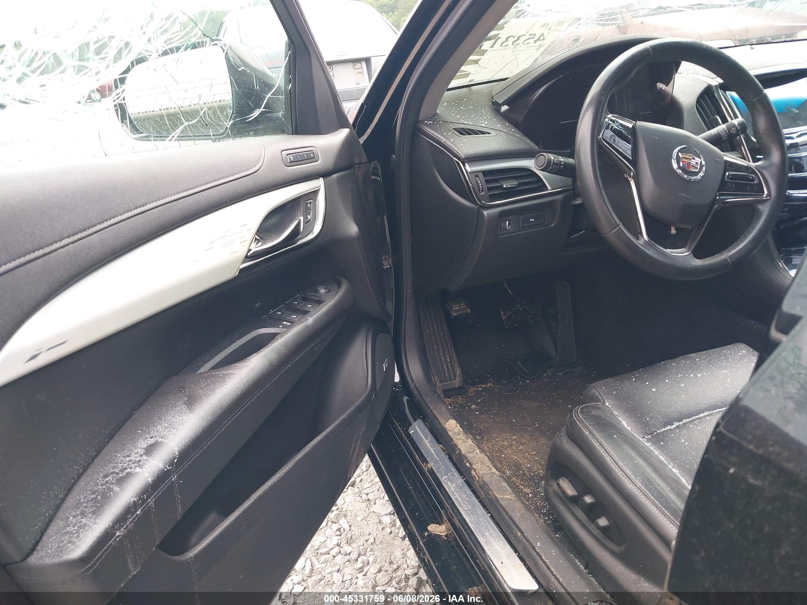 2013 Cadillac Ats Luxury Black vin: 1G6AB5RX5D0148973
