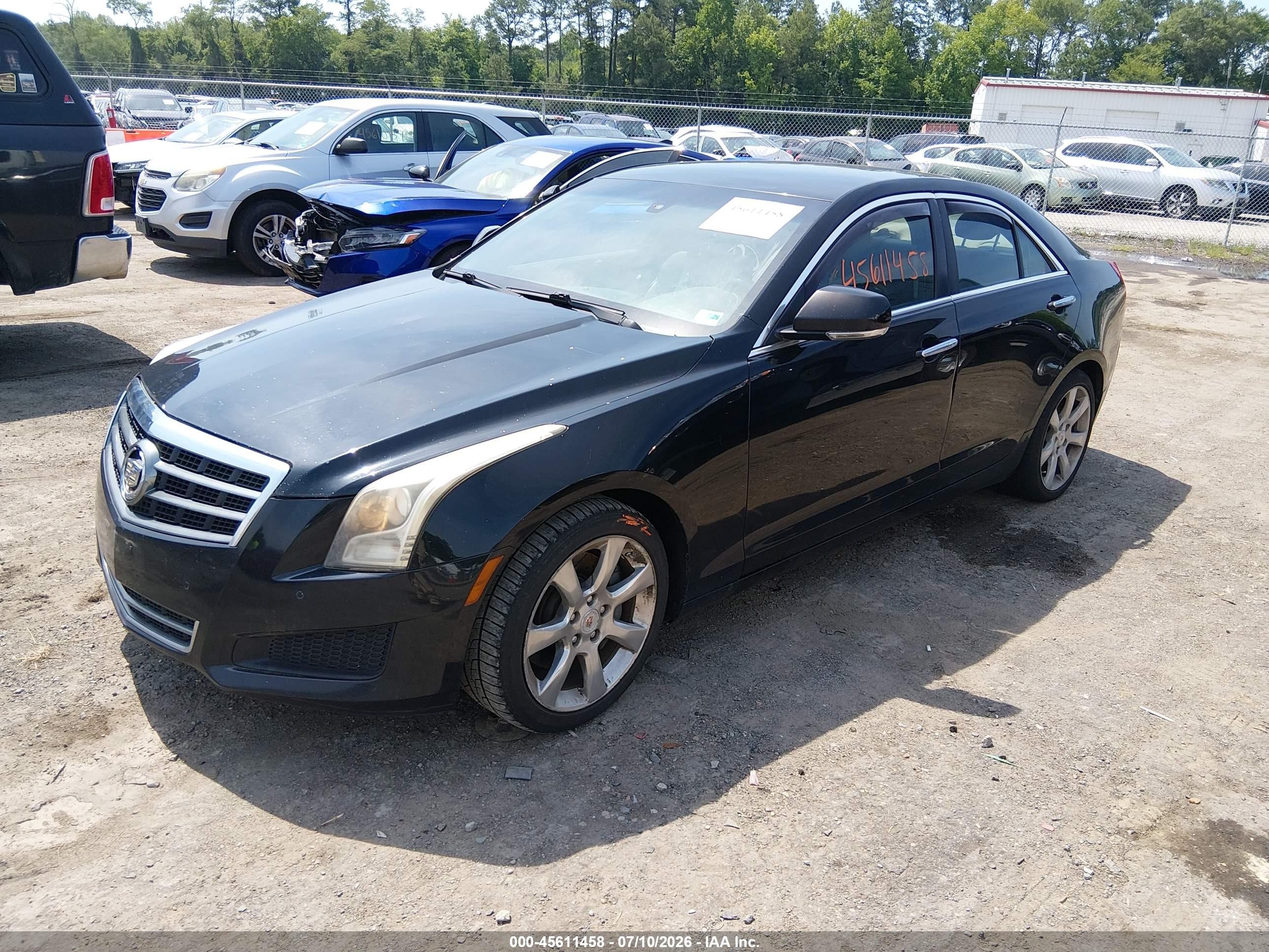 2013 Cadillac Ats Luxury Black vin: 1G6AB5RX5D0155695