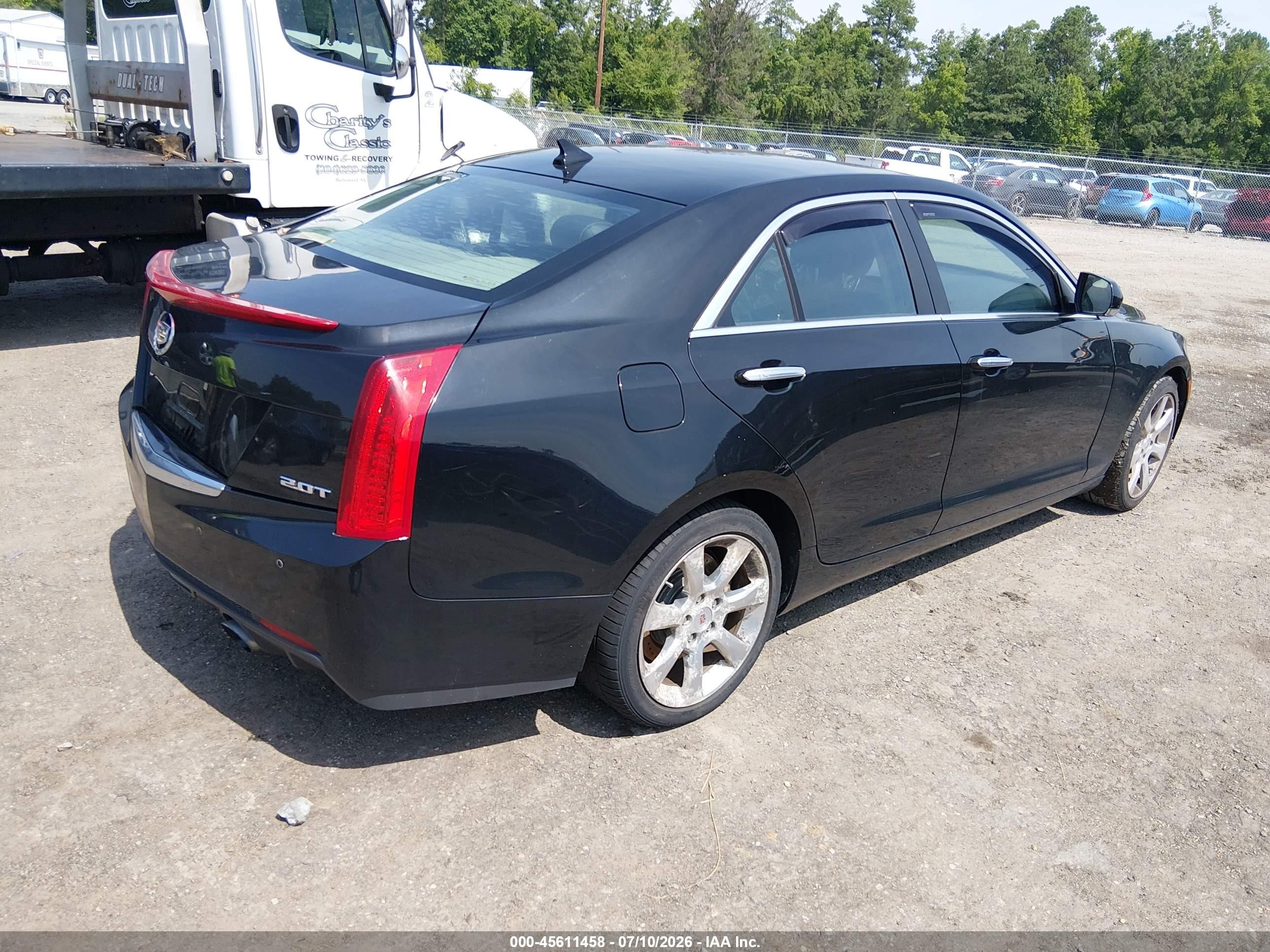 2013 Cadillac Ats Luxury Black vin: 1G6AB5RX5D0155695