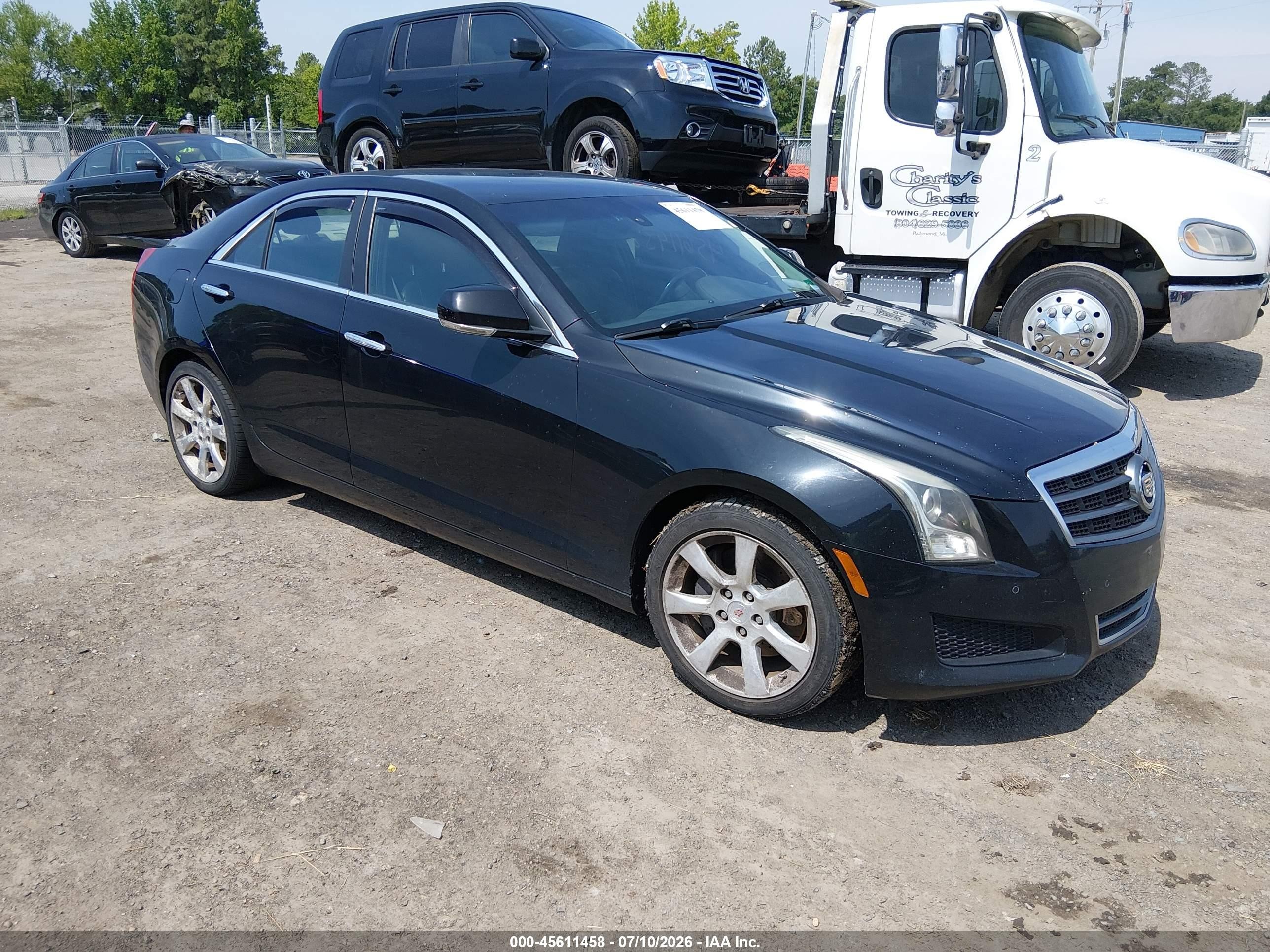 2013 Cadillac Ats Luxury Black vin: 1G6AB5RX5D0155695