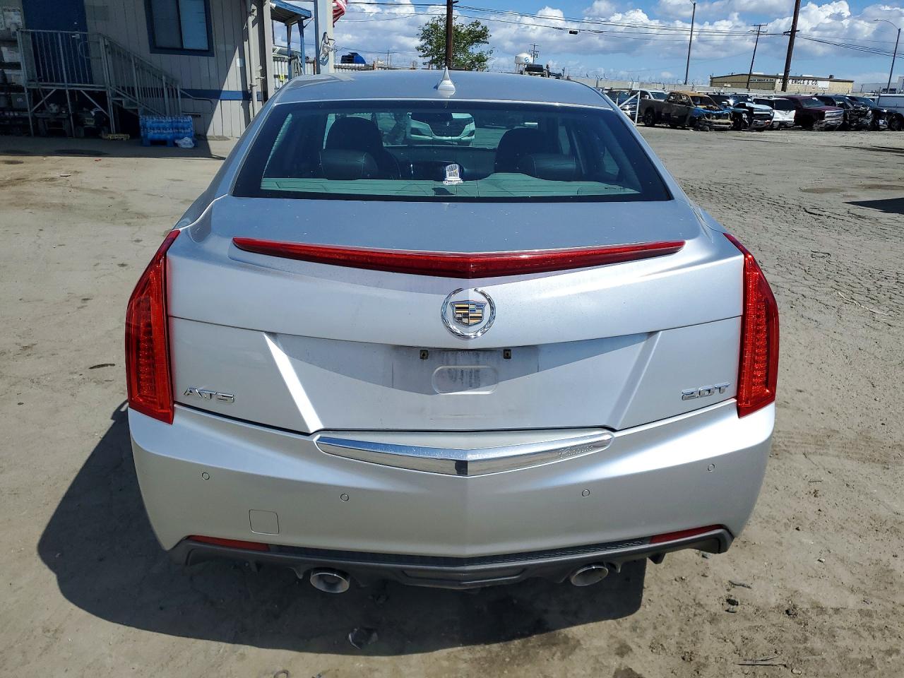 2014 Cadillac Ats Luxury Silver vin: 1G6AB5RX5E0122679