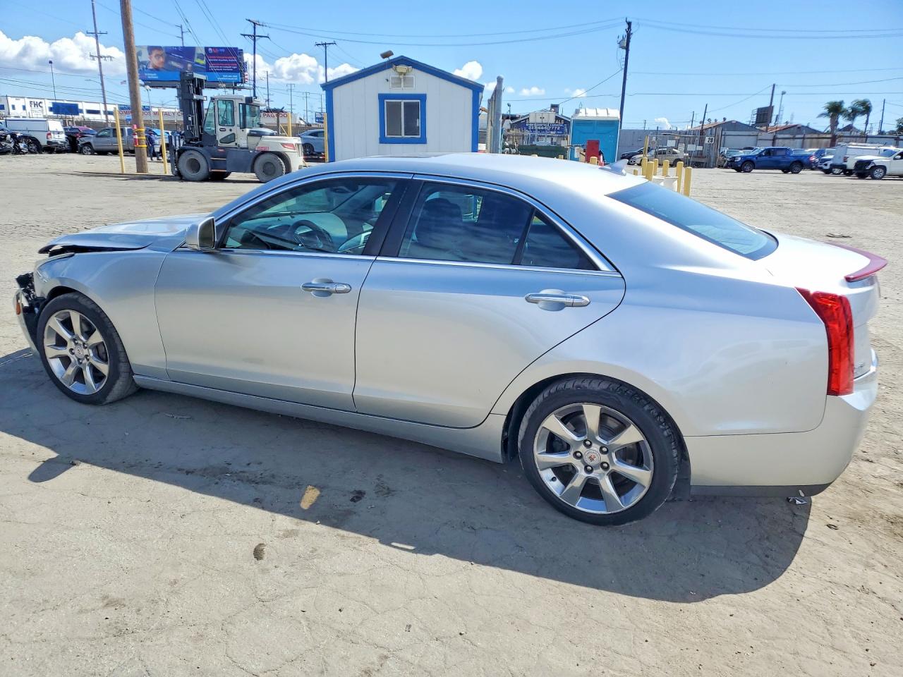 2014 Cadillac Ats Luxury Silver vin: 1G6AB5RX5E0122679