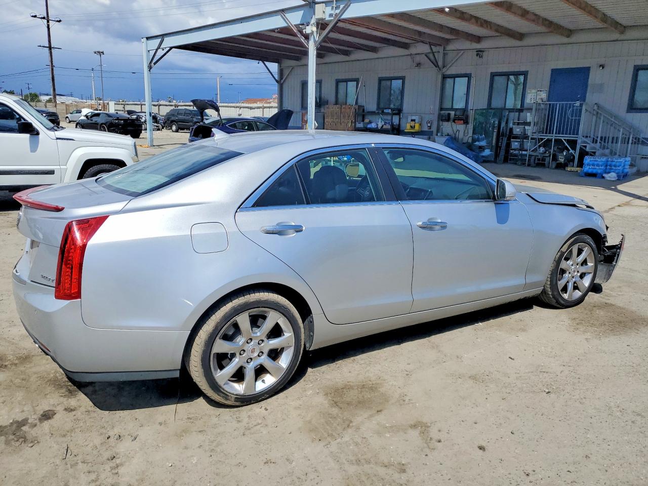2014 Cadillac Ats Luxury Silver vin: 1G6AB5RX5E0122679