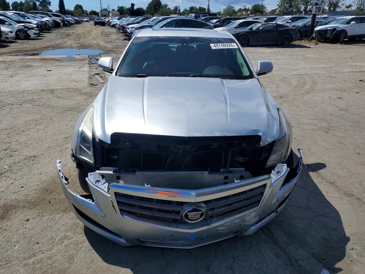 2014 Cadillac Ats Luxury Silver vin: 1G6AB5RX5E0122679