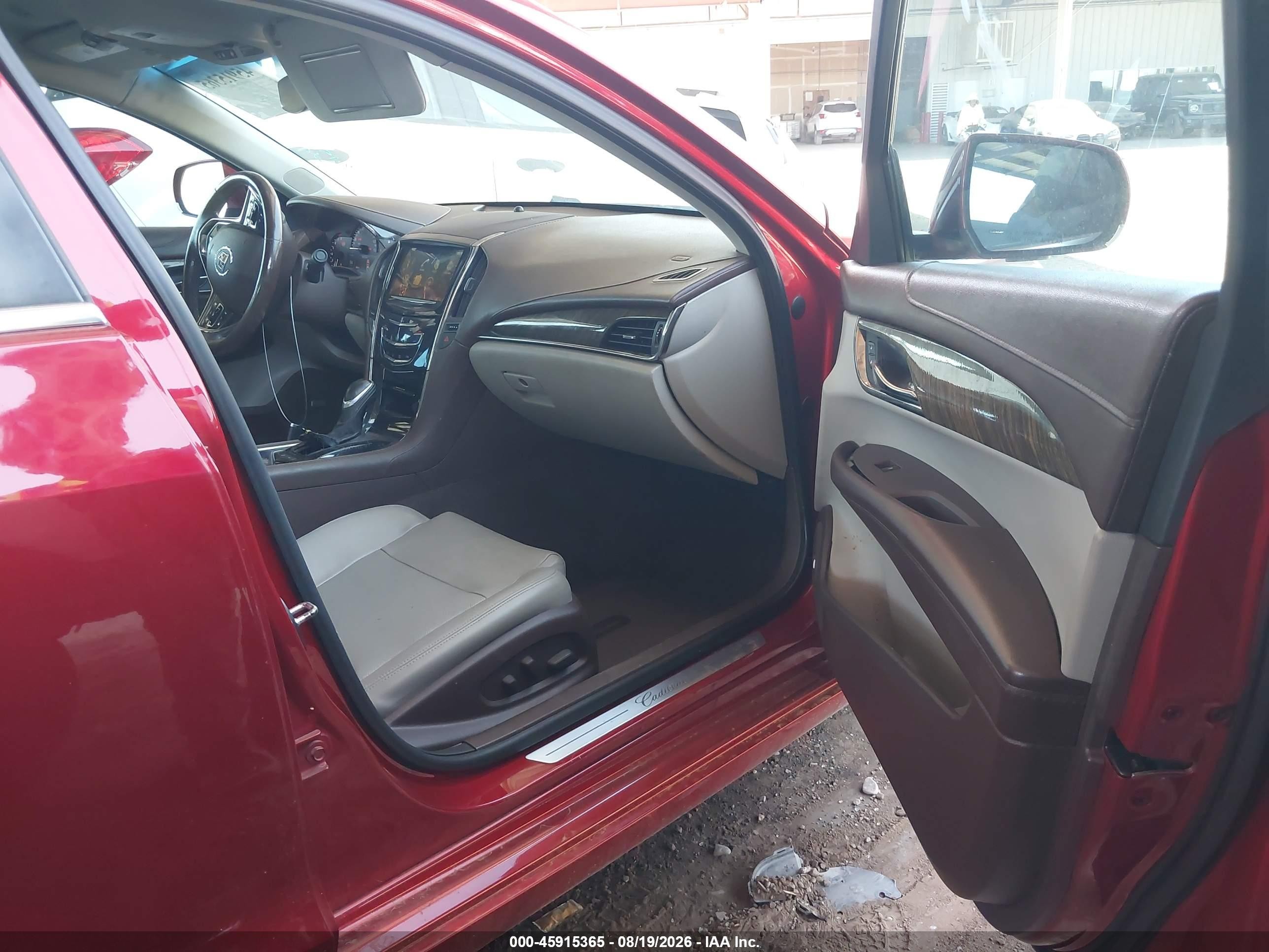 2014 Cadillac Ats Luxury Red vin: 1G6AB5RX5E0169548