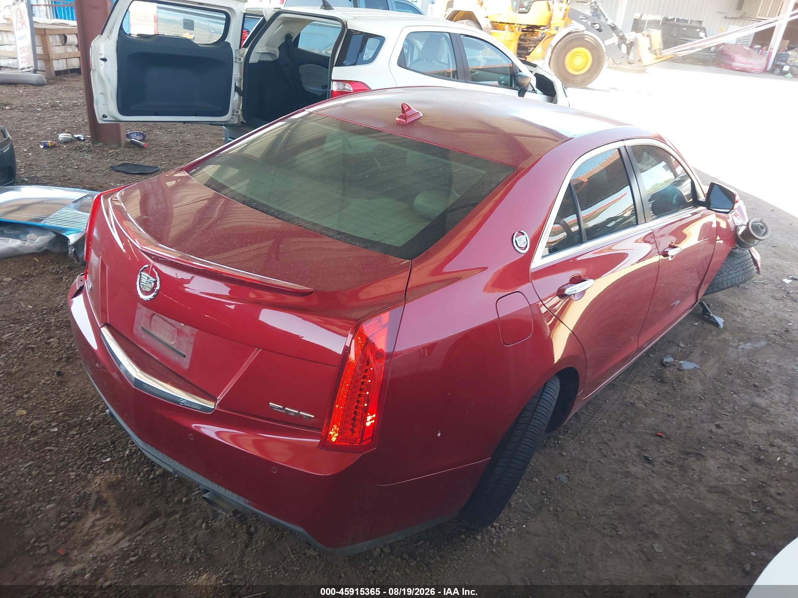 2014 Cadillac Ats Luxury Red vin: 1G6AB5RX5E0169548