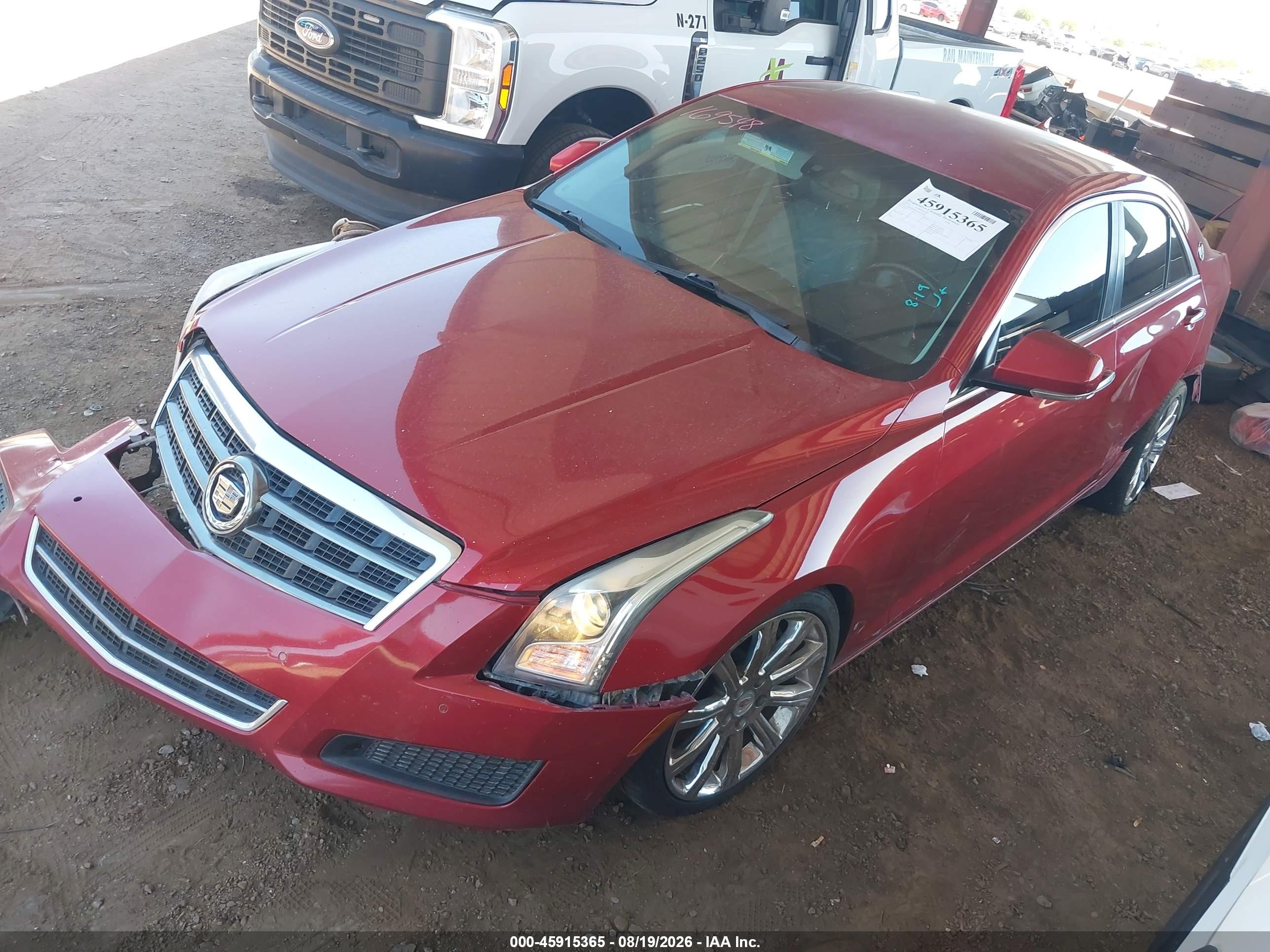 2014 Cadillac Ats Luxury Red vin: 1G6AB5RX5E0169548