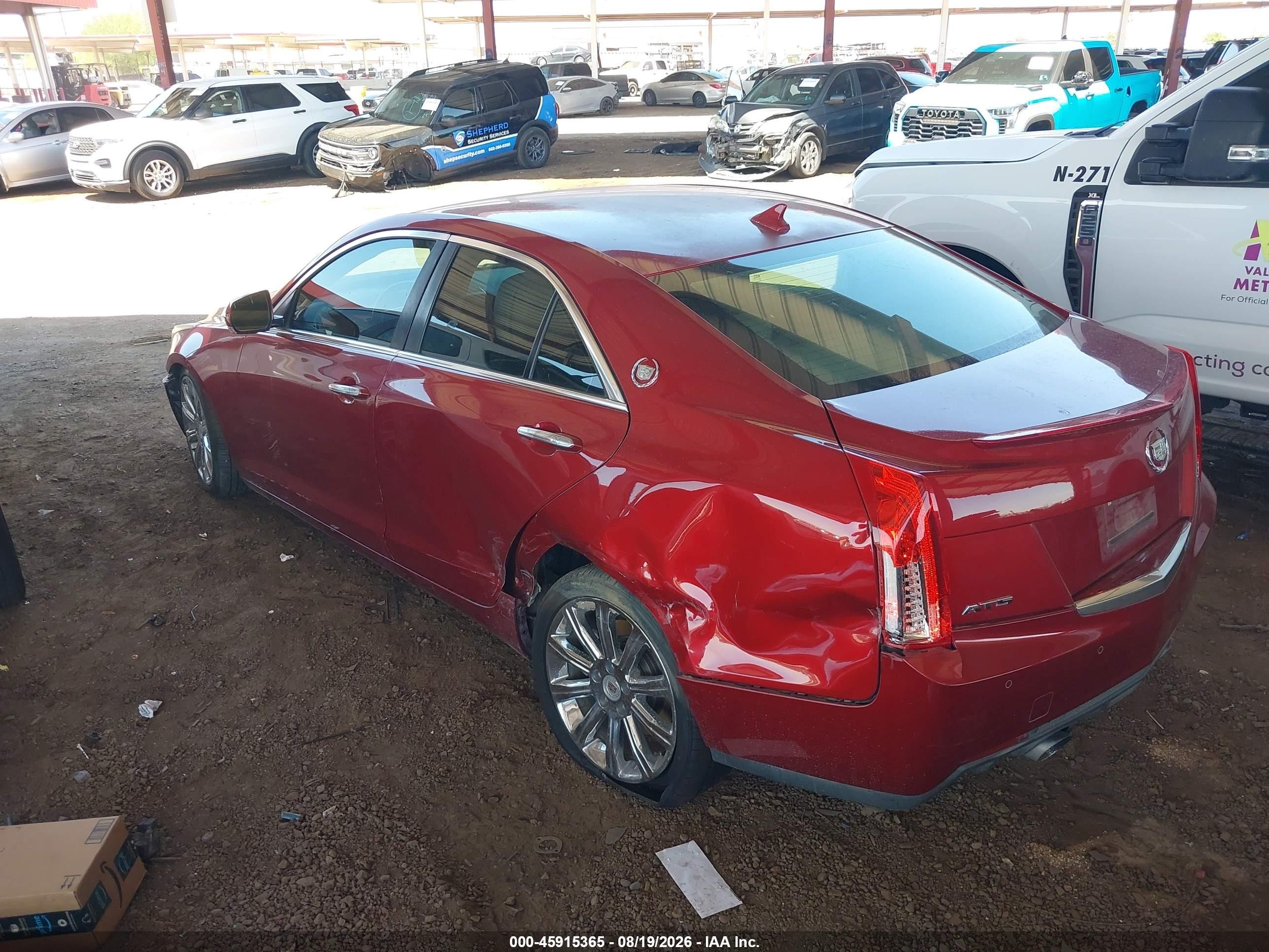 2014 Cadillac Ats Luxury Red vin: 1G6AB5RX5E0169548