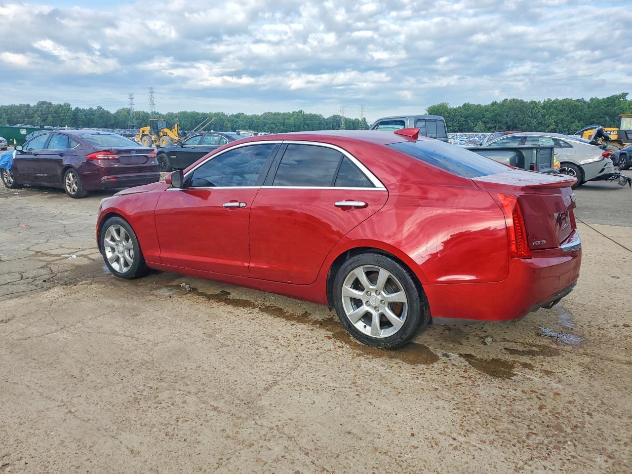 2015 Cadillac Ats Luxury Красный vin: 1G6AB5RX5F0101283