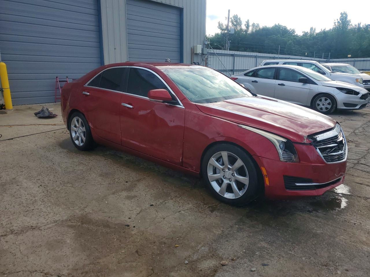 2015 Cadillac Ats Luxury Красный vin: 1G6AB5RX5F0101283