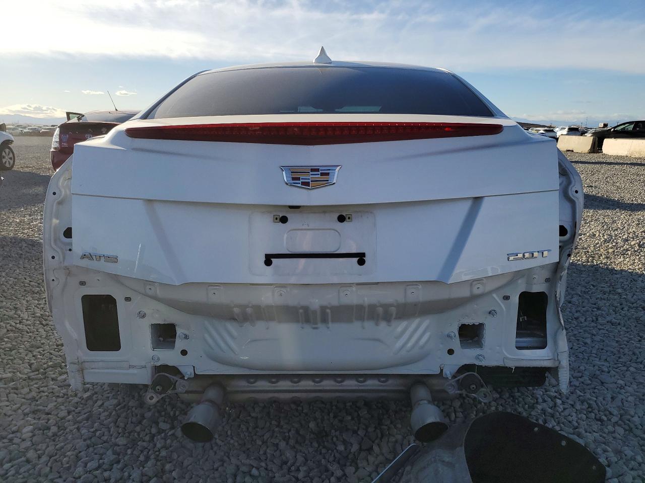 2015 Cadillac Ats Luxury White vin: 1G6AB5RX5F0125356