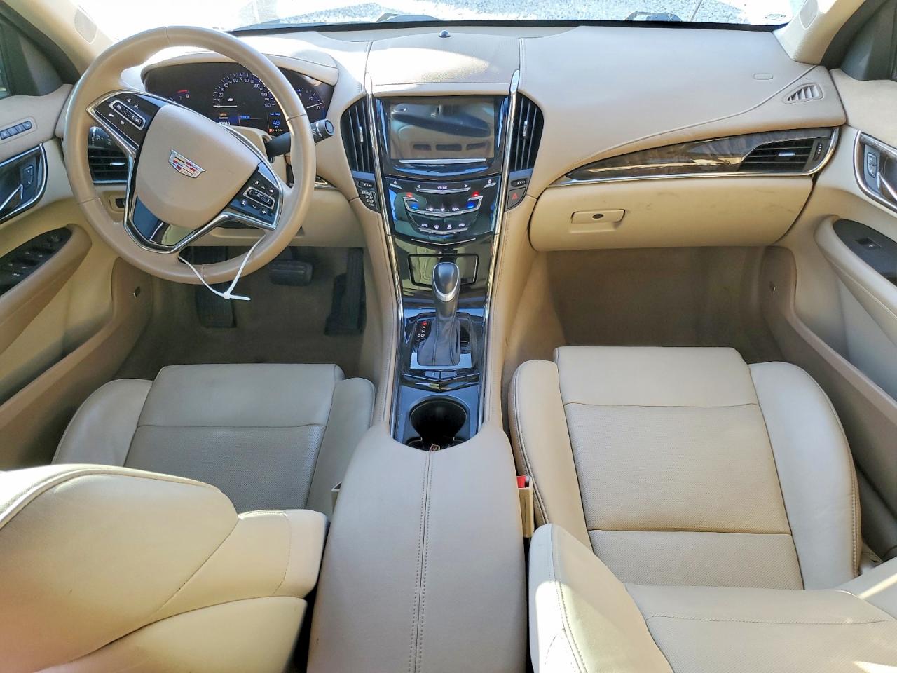 2015 Cadillac Ats Luxury White vin: 1G6AB5RX5F0125356