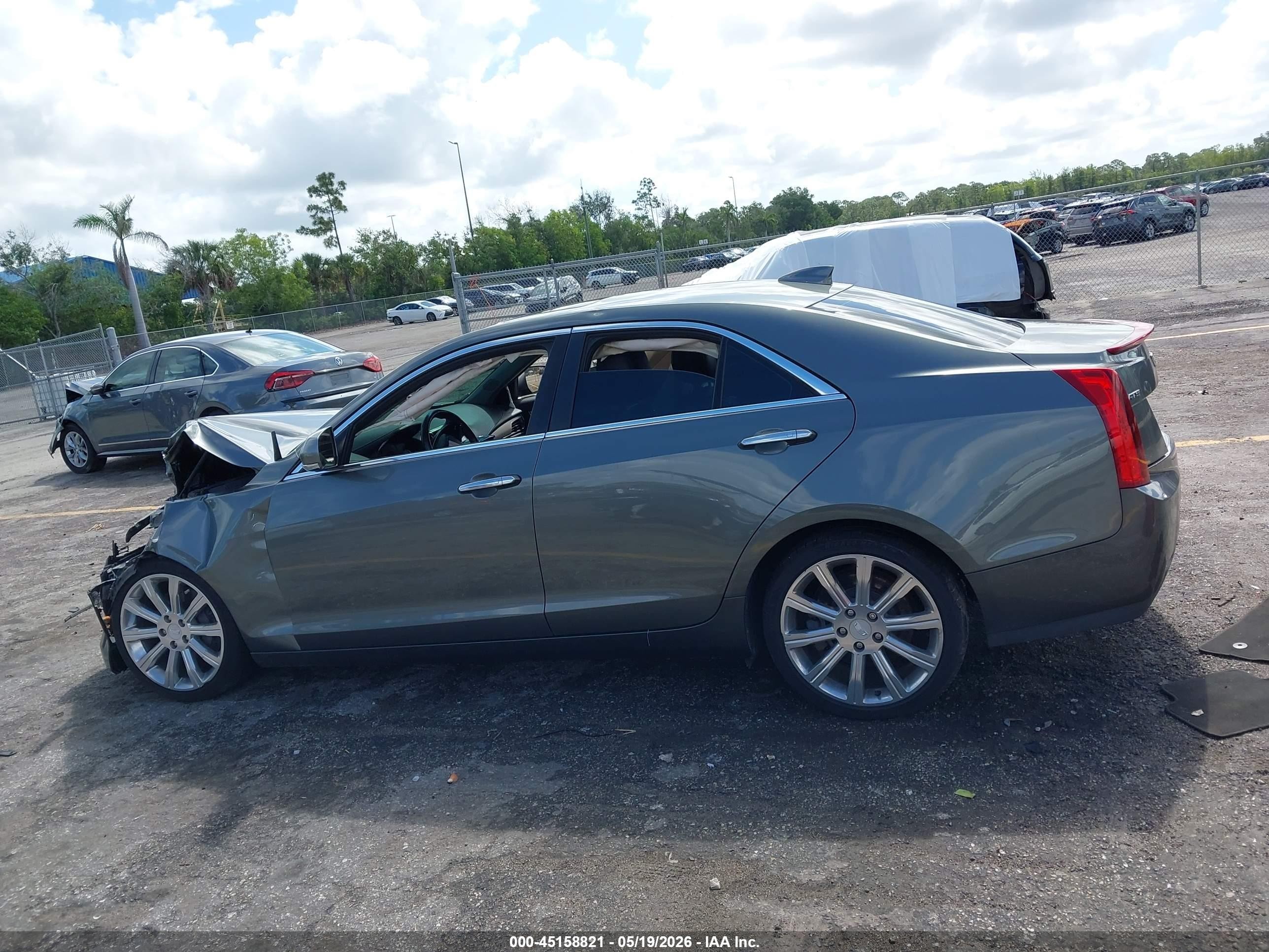 2016 Cadillac Ats Luxury Collection Серый vin: 1G6AB5RX5G0115881