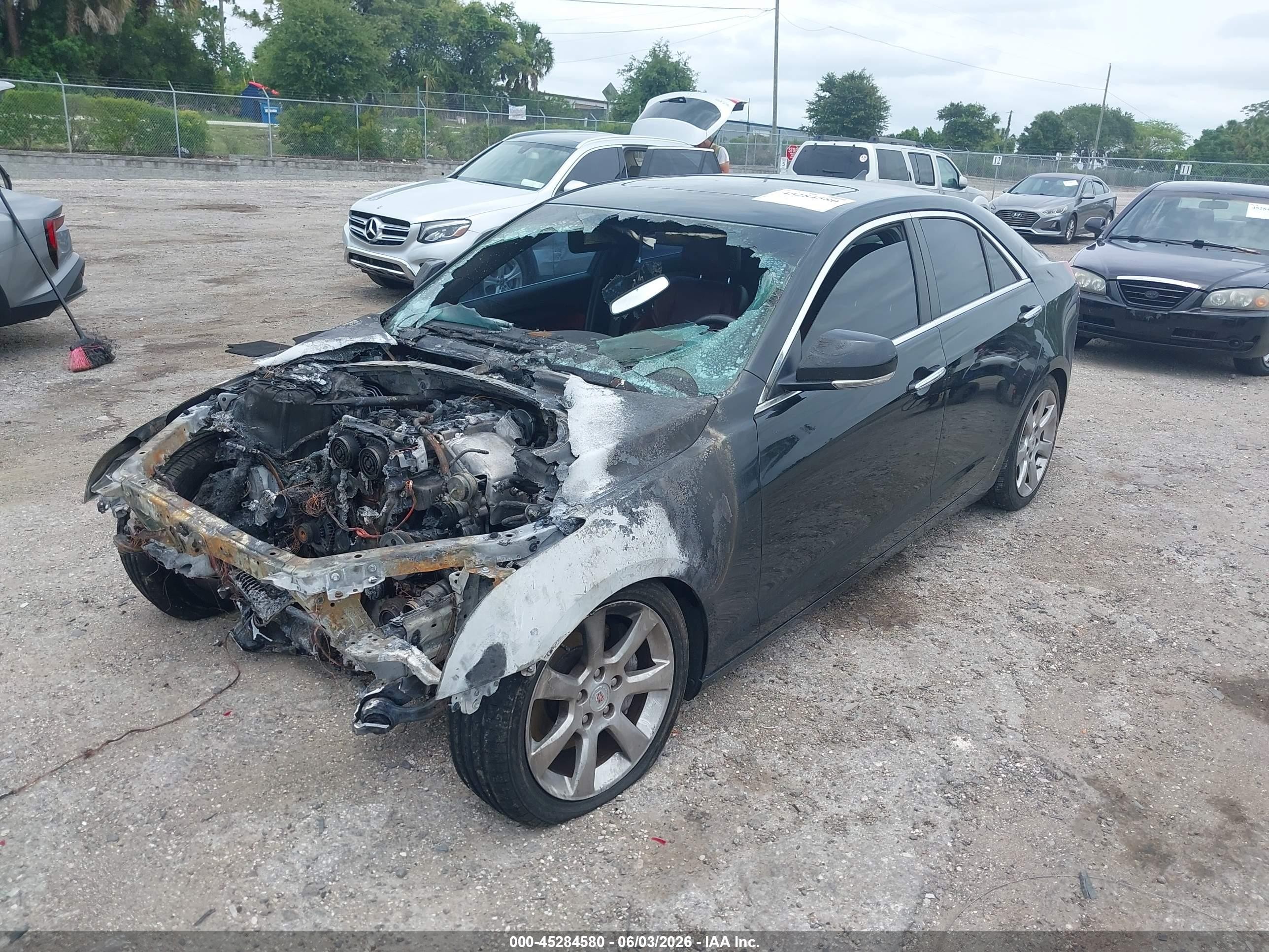 2013 Cadillac Ats Luxury Черный vin: 1G6AB5RX6D0124570