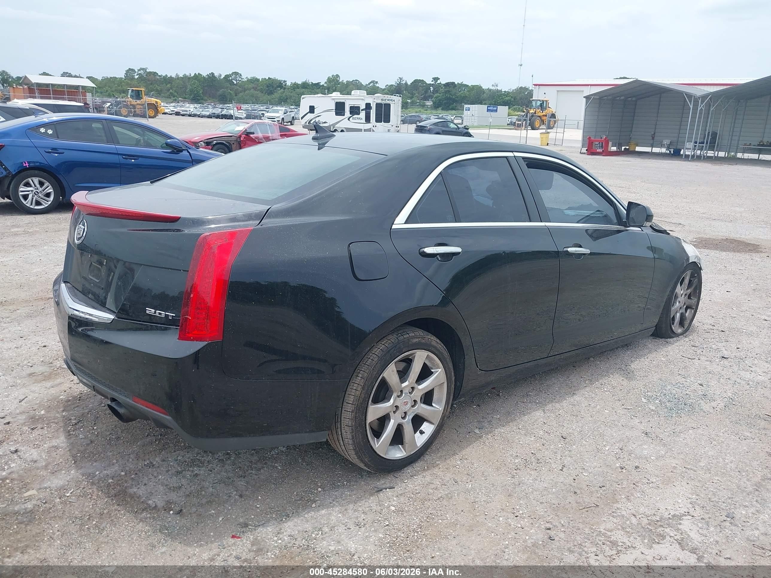2013 Cadillac Ats Luxury Черный vin: 1G6AB5RX6D0124570