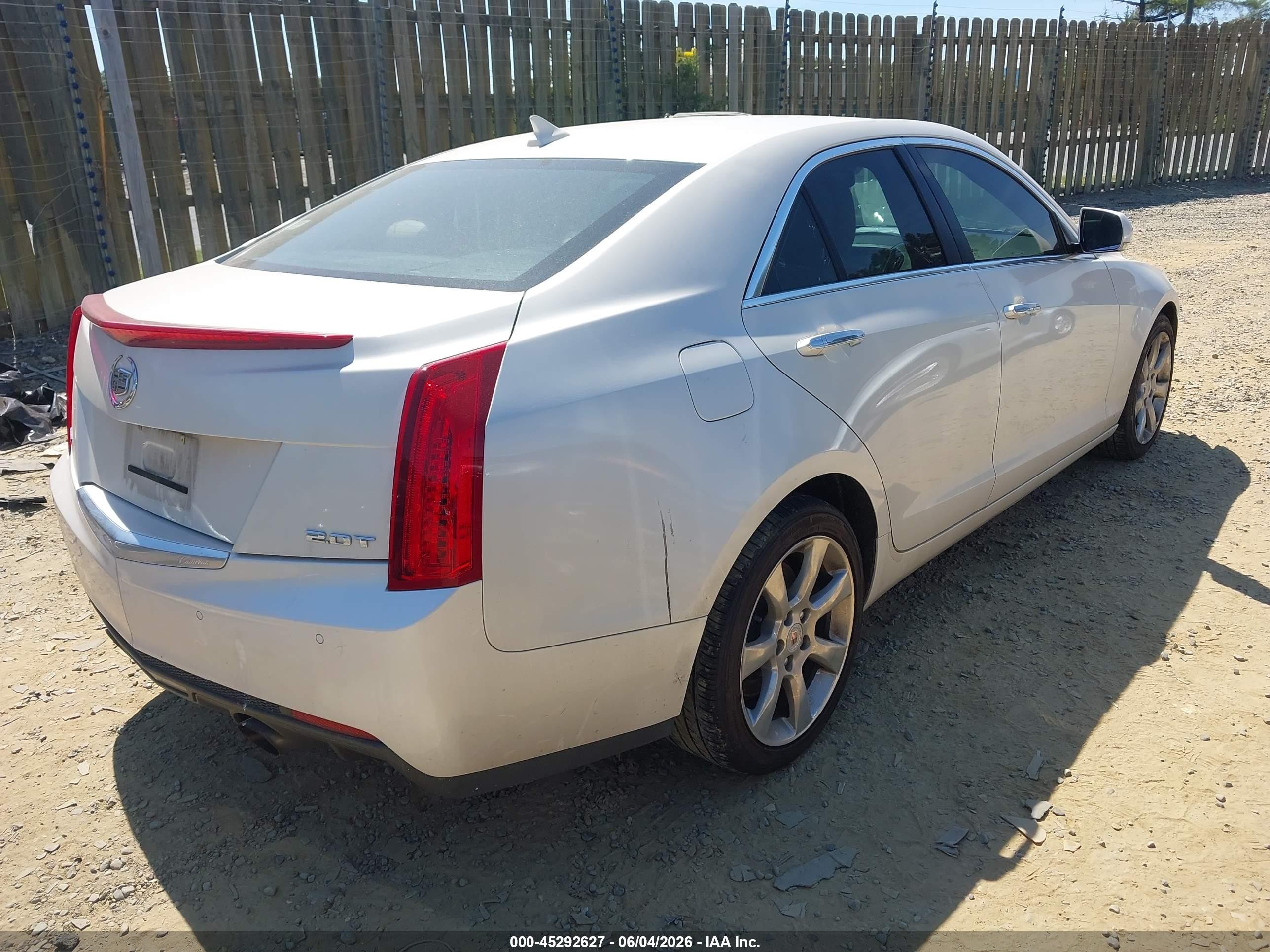 2013 Cadillac Ats Luxury White vin: 1G6AB5RX6D0127128