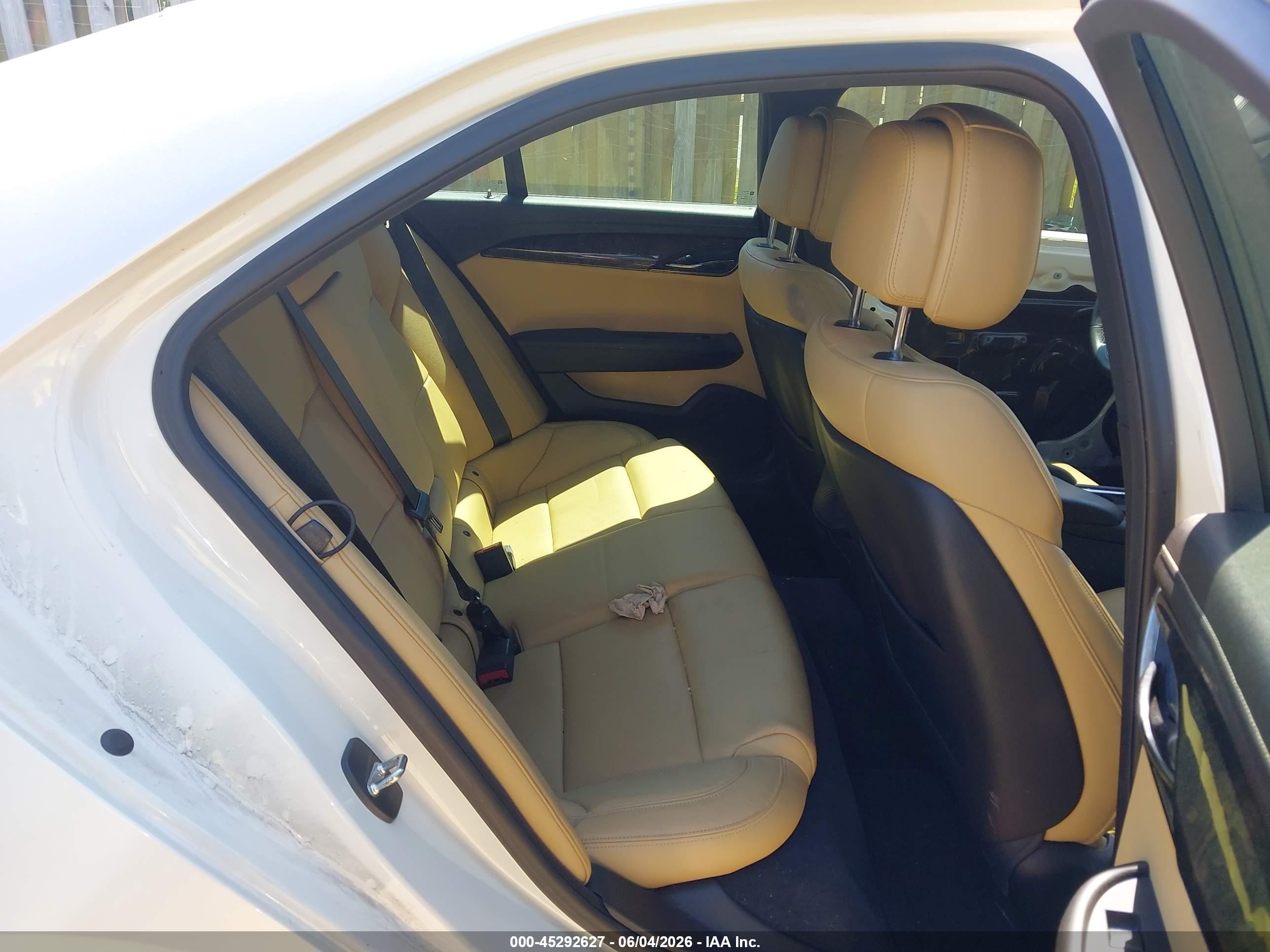 2013 Cadillac Ats Luxury White vin: 1G6AB5RX6D0127128