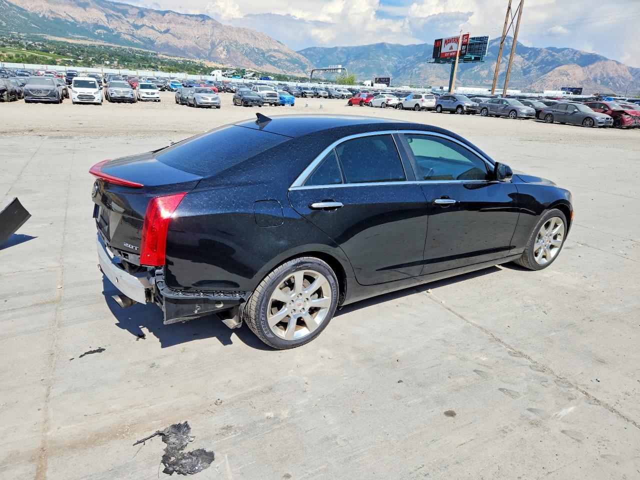 2014 Cadillac Ats Luxury Черный vin: 1G6AB5RX6E0101288