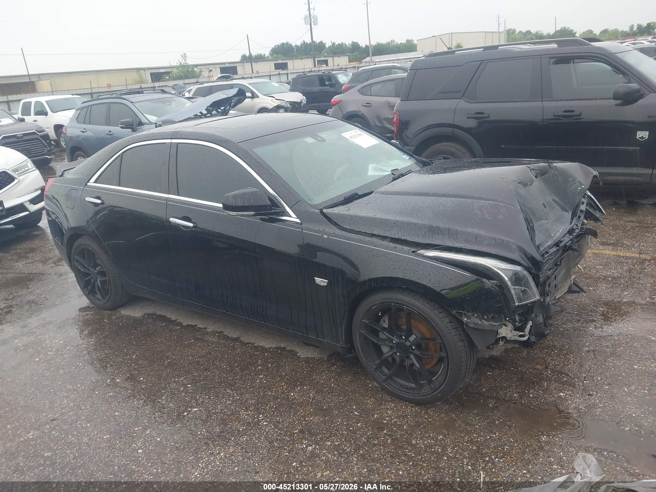 2017 Cadillac Ats Luxury Black vin: 1G6AB5RX6H0139432