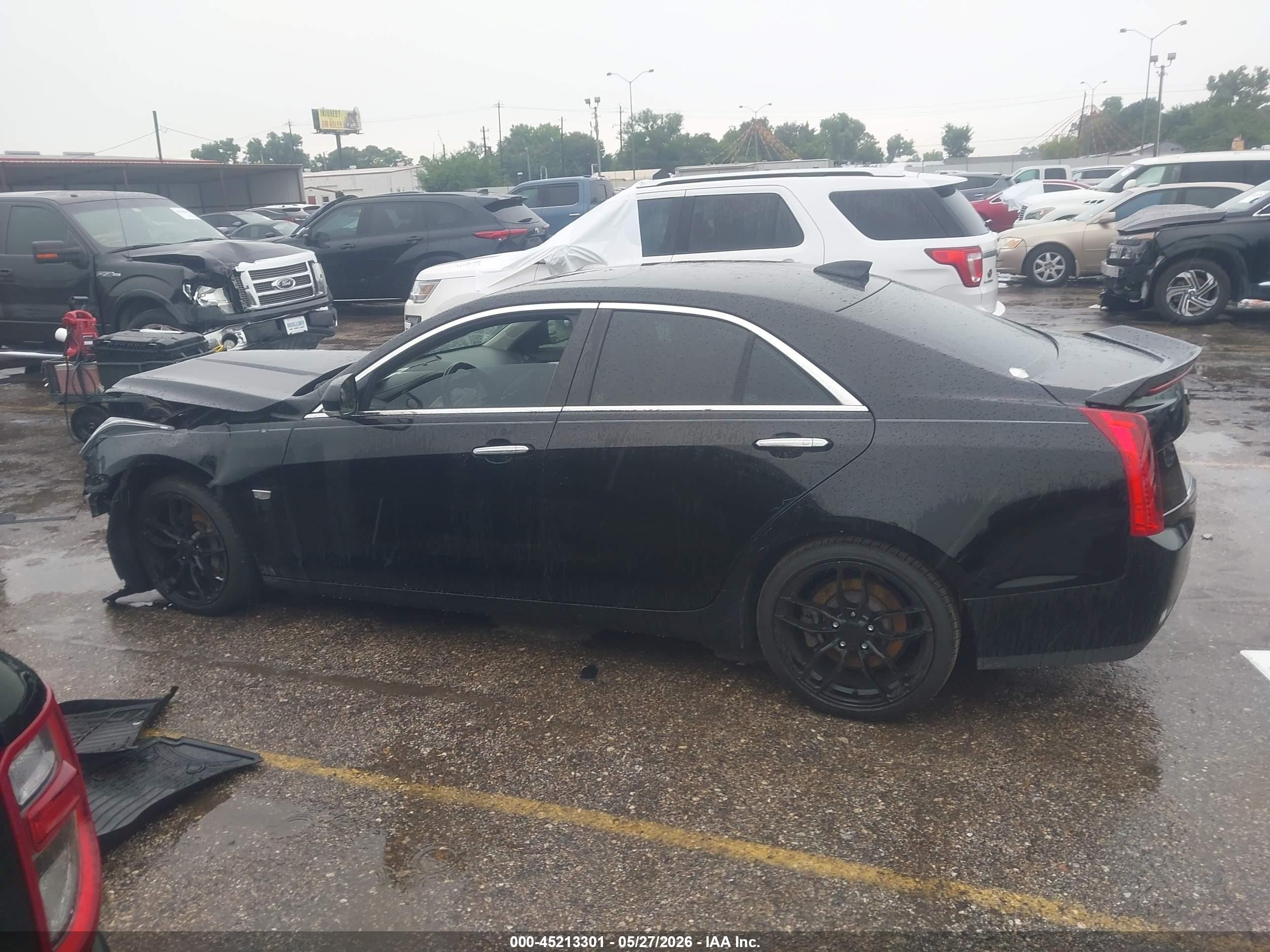 2017 Cadillac Ats Luxury Black vin: 1G6AB5RX6H0139432