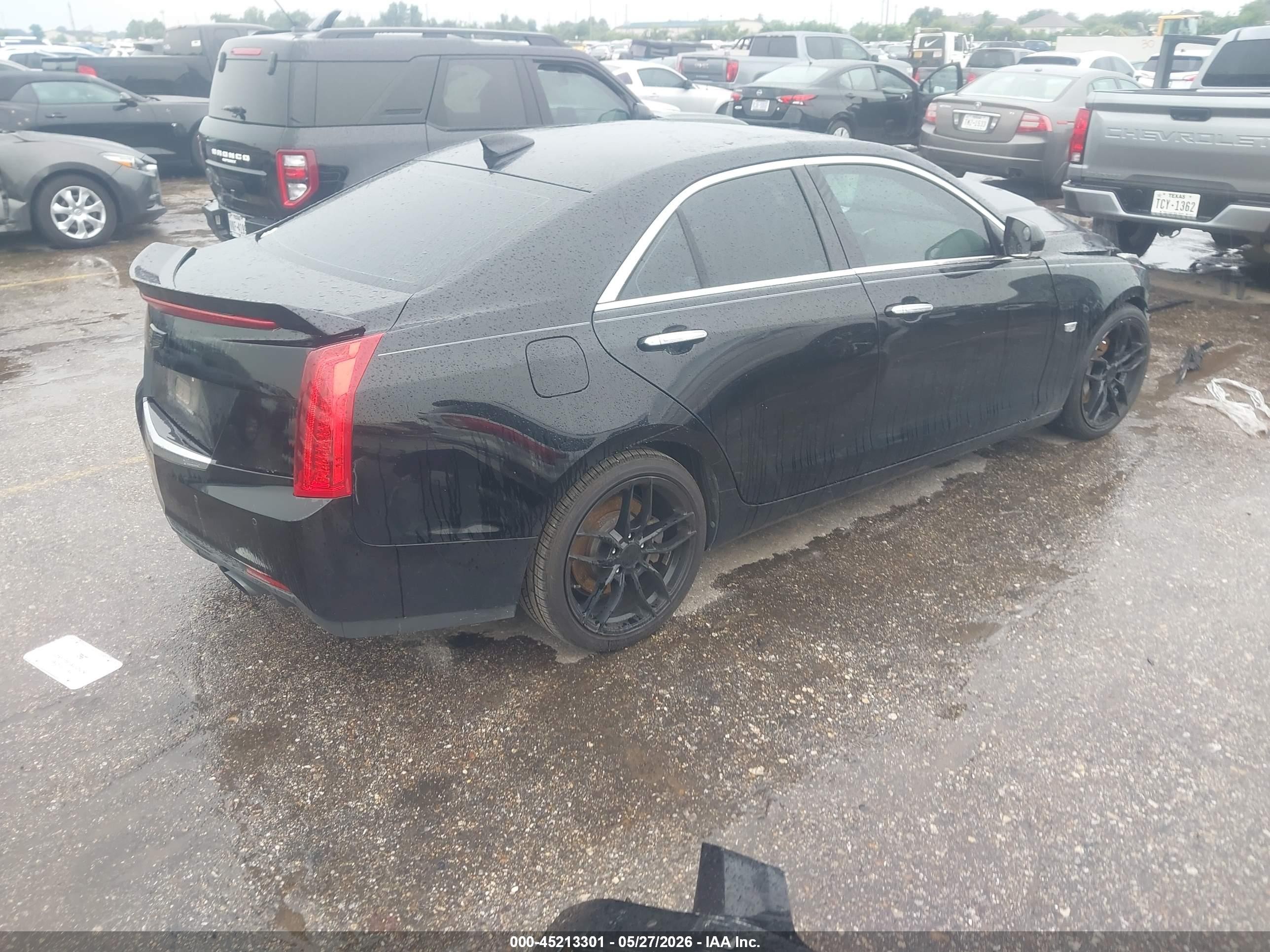 2017 Cadillac Ats Luxury Black vin: 1G6AB5RX6H0139432