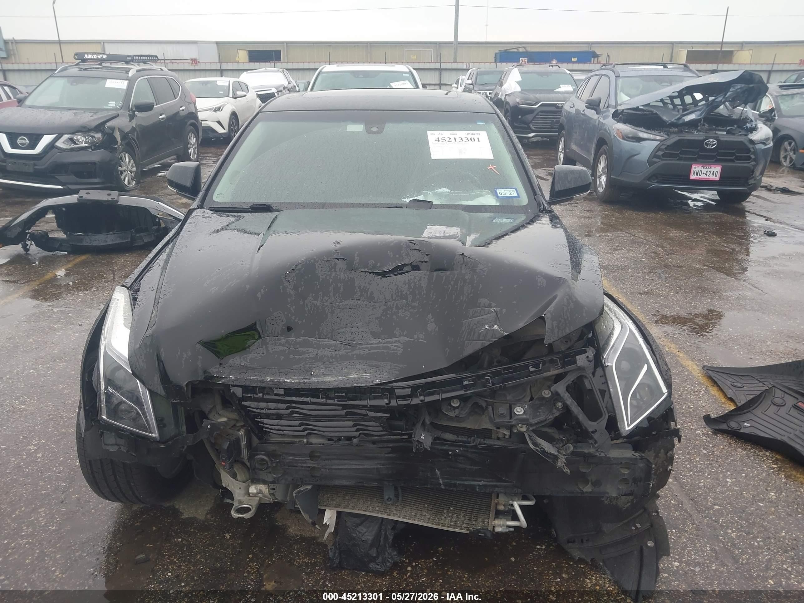 2017 Cadillac Ats Luxury Black vin: 1G6AB5RX6H0139432