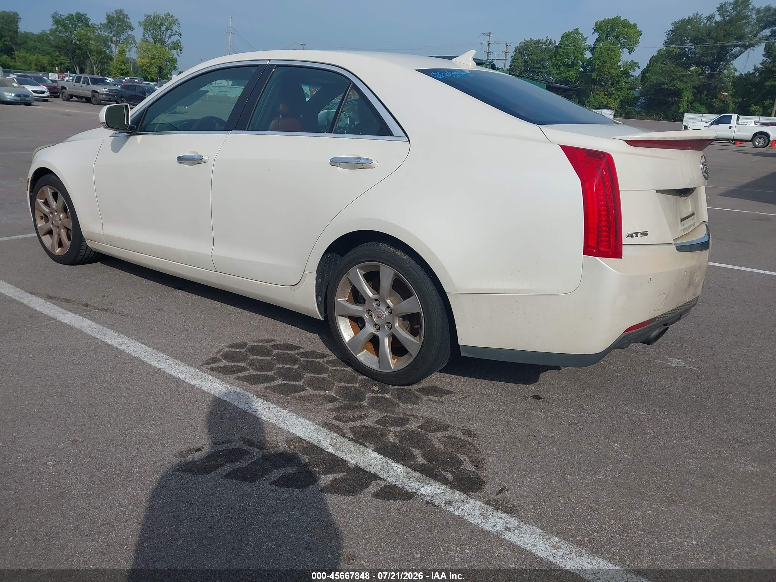 2013 Cadillac Ats Luxury Cream vin: 1G6AB5RX7D0131673