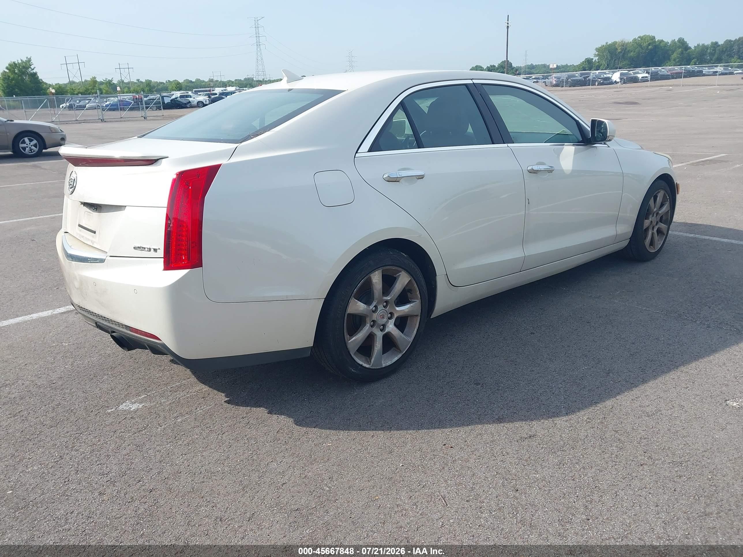 2013 Cadillac Ats Luxury Cream vin: 1G6AB5RX7D0131673