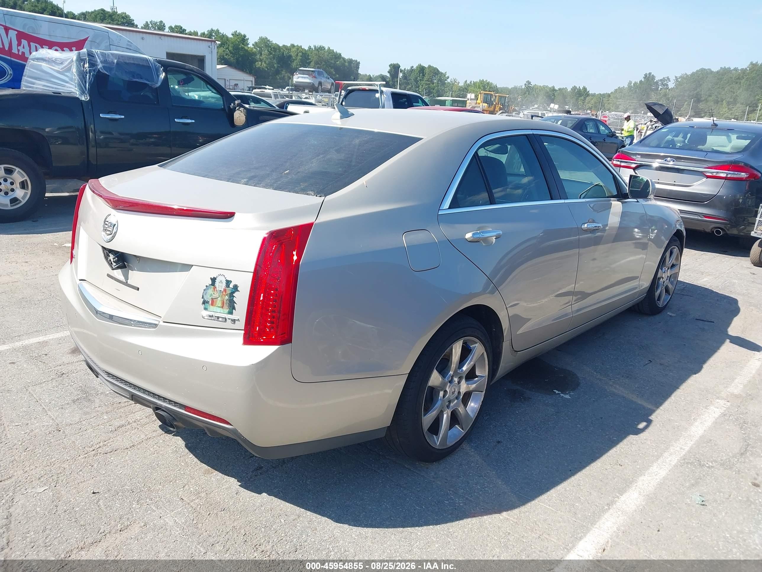 2013 Cadillac Ats Luxury Beige vin: 1G6AB5RX7D0154631