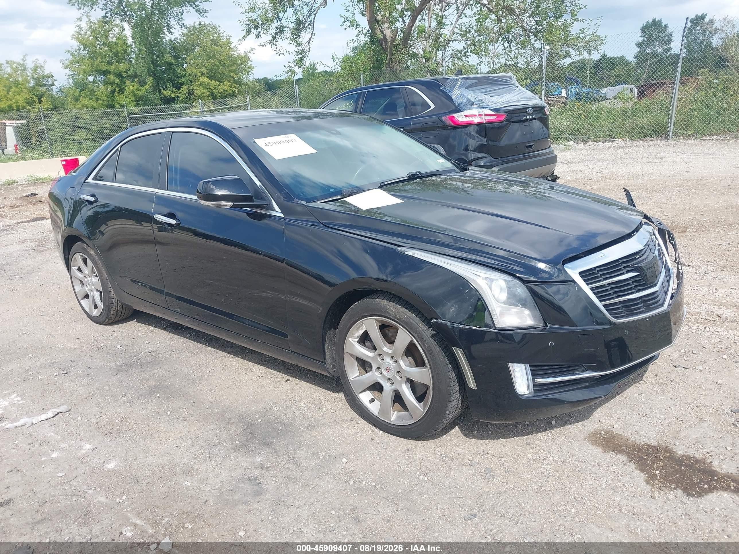 2013 Cadillac Ats Luxury Черный vin: 1G6AB5RX7D0156590
