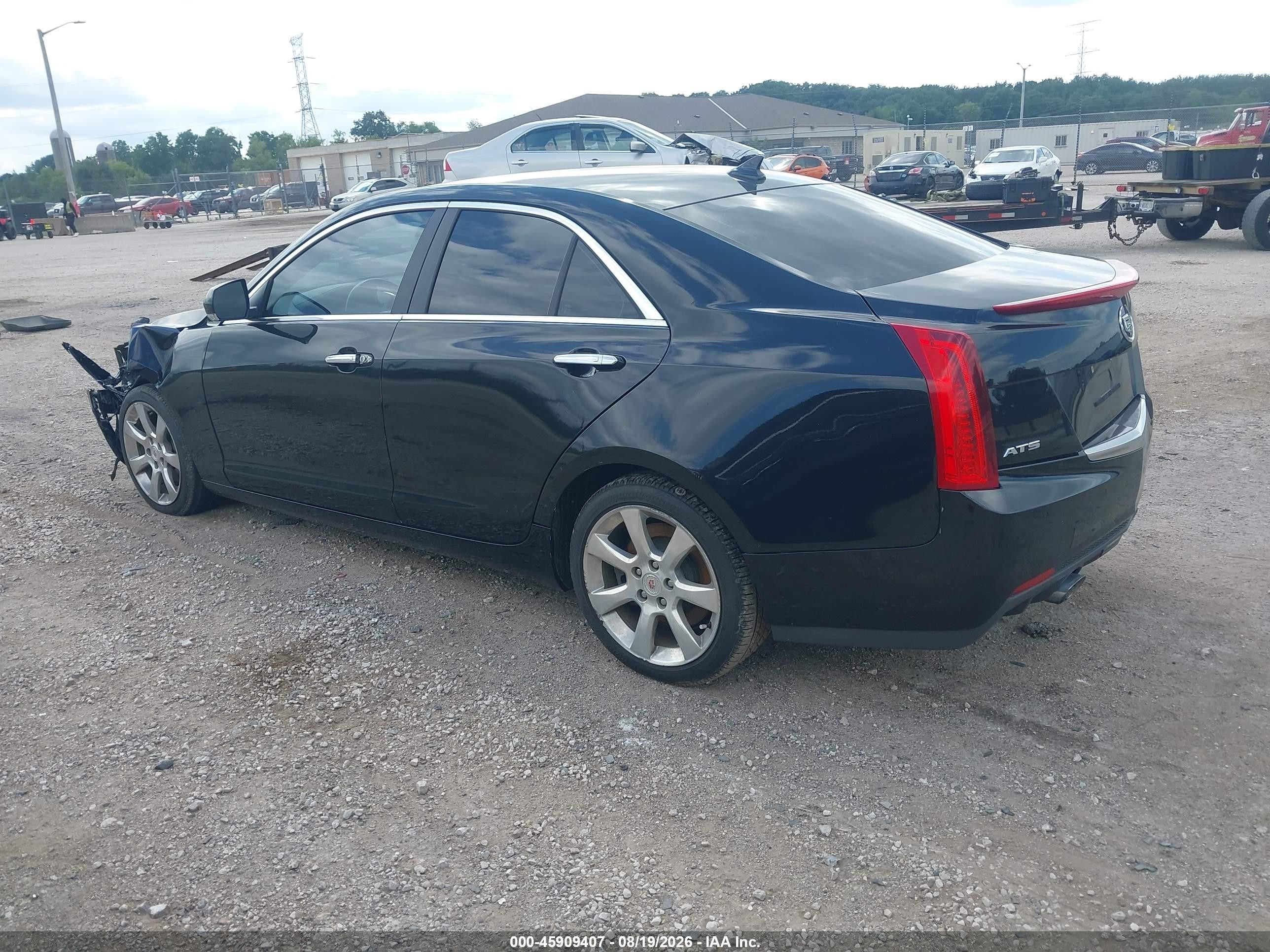 2013 Cadillac Ats Luxury Black vin: 1G6AB5RX7D0156590