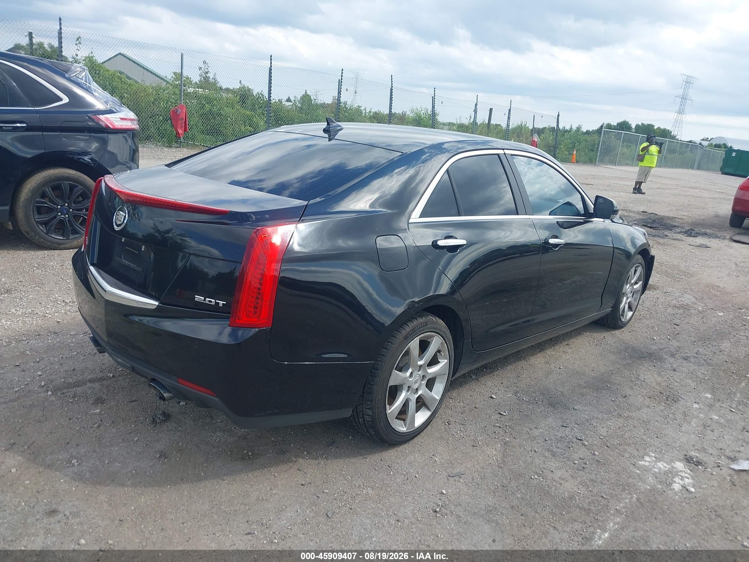 2013 Cadillac Ats Luxury Black vin: 1G6AB5RX7D0156590