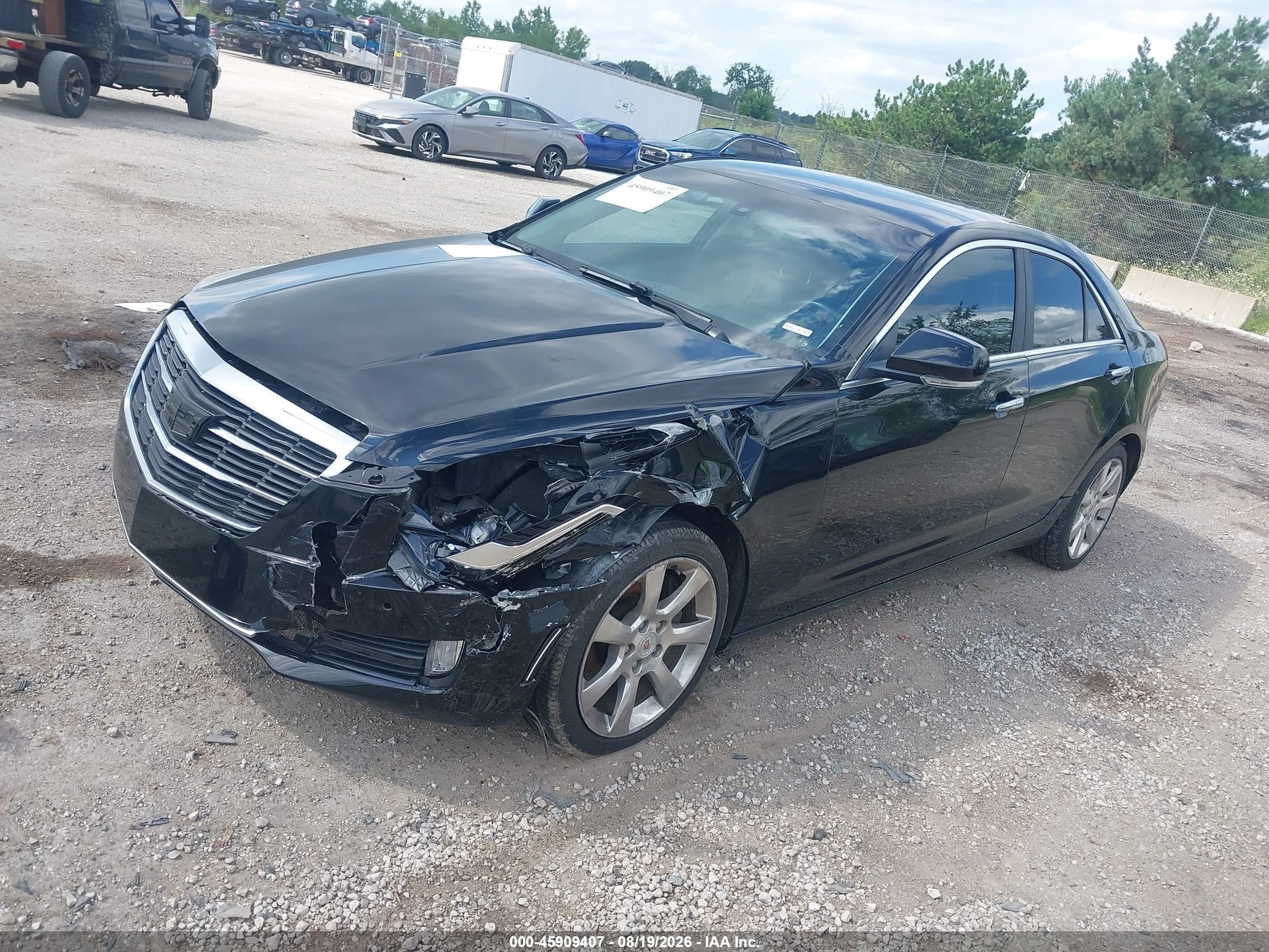 2013 Cadillac Ats Luxury Black vin: 1G6AB5RX7D0156590