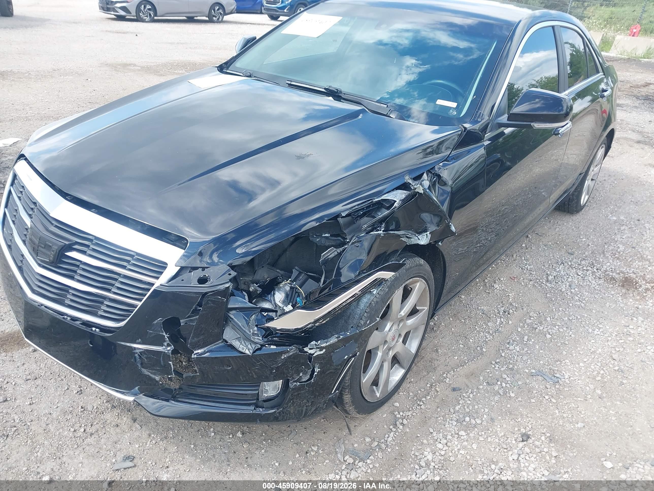 2013 Cadillac Ats Luxury Black vin: 1G6AB5RX7D0156590