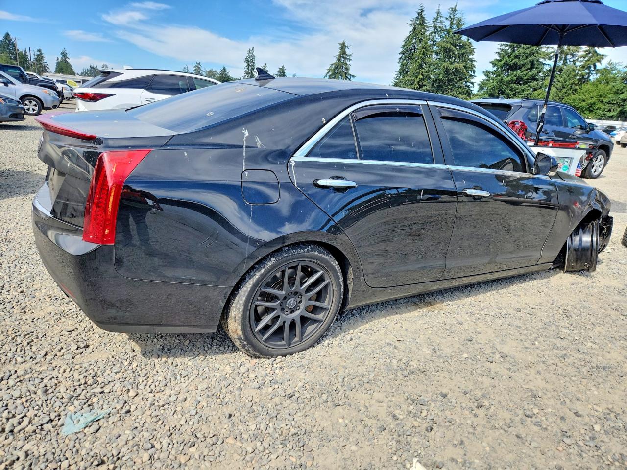 2013 Cadillac Ats Luxury Черный vin: 1G6AB5RX7D0169212