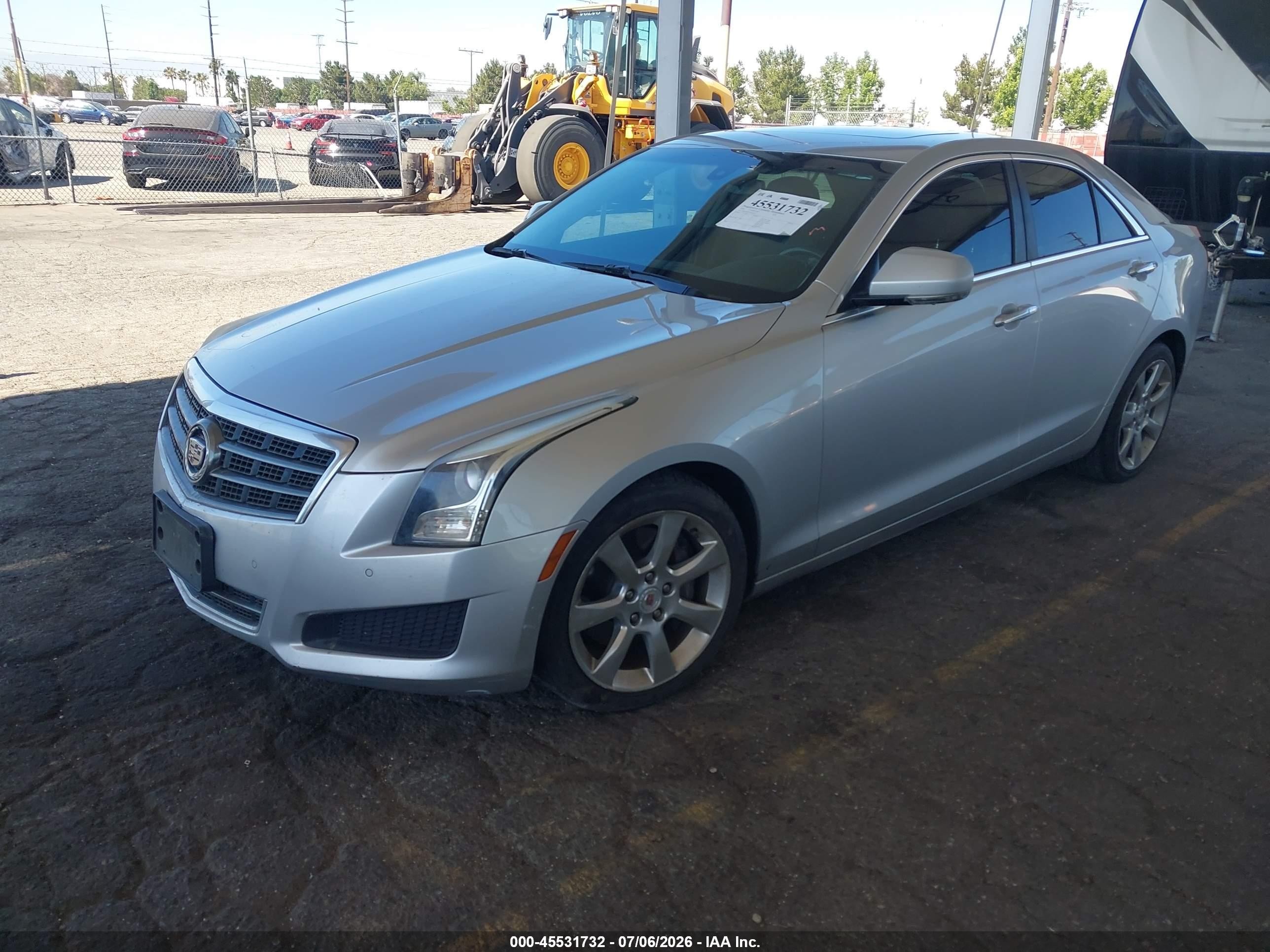 2014 Cadillac Ats Luxury Silver vin: 1G6AB5RX7E0126510